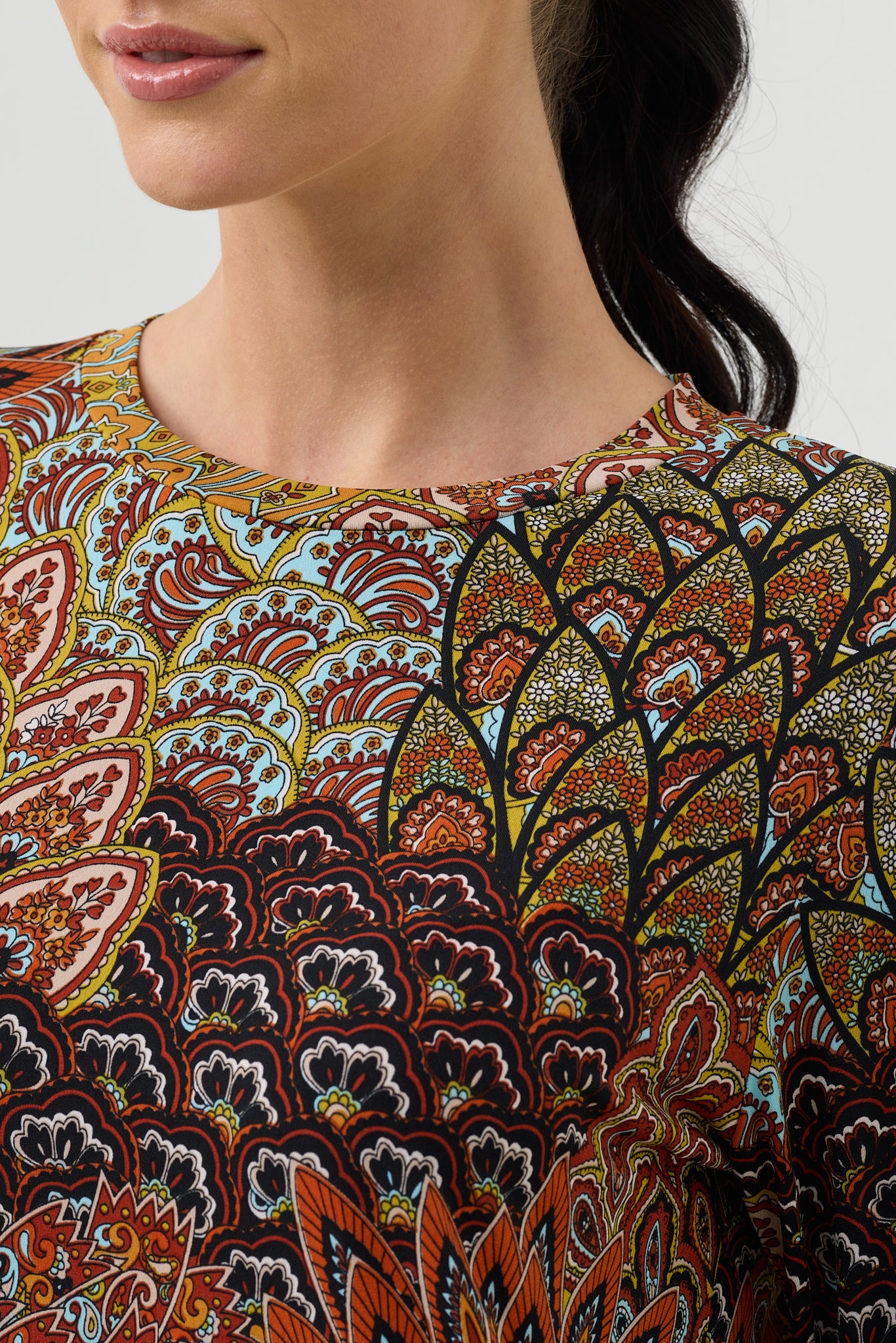 SAFFRON L/S SWING TOP