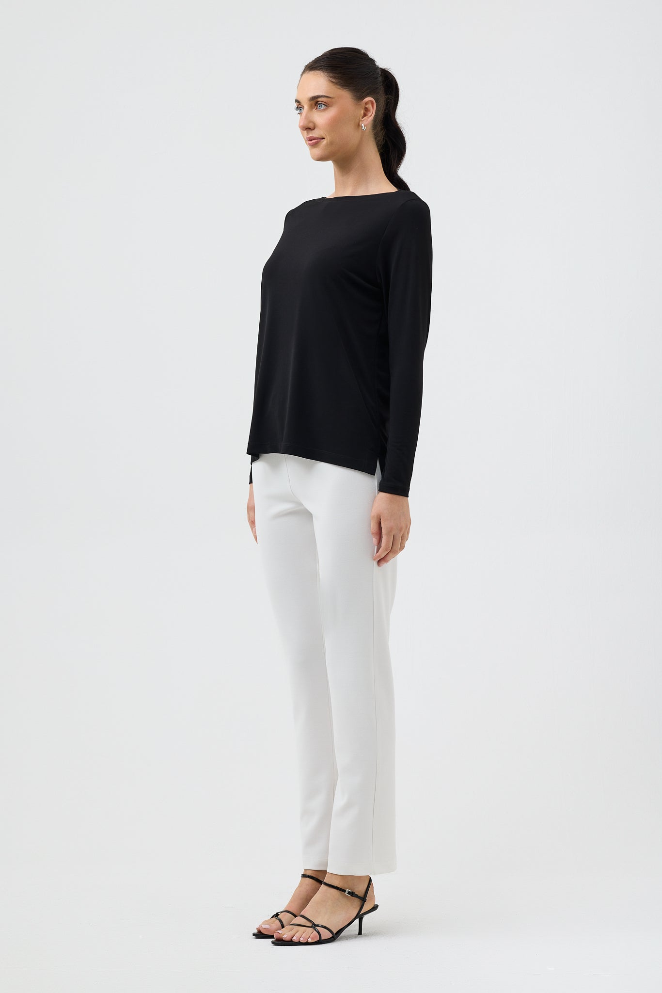 L/S BOATNECK TOP