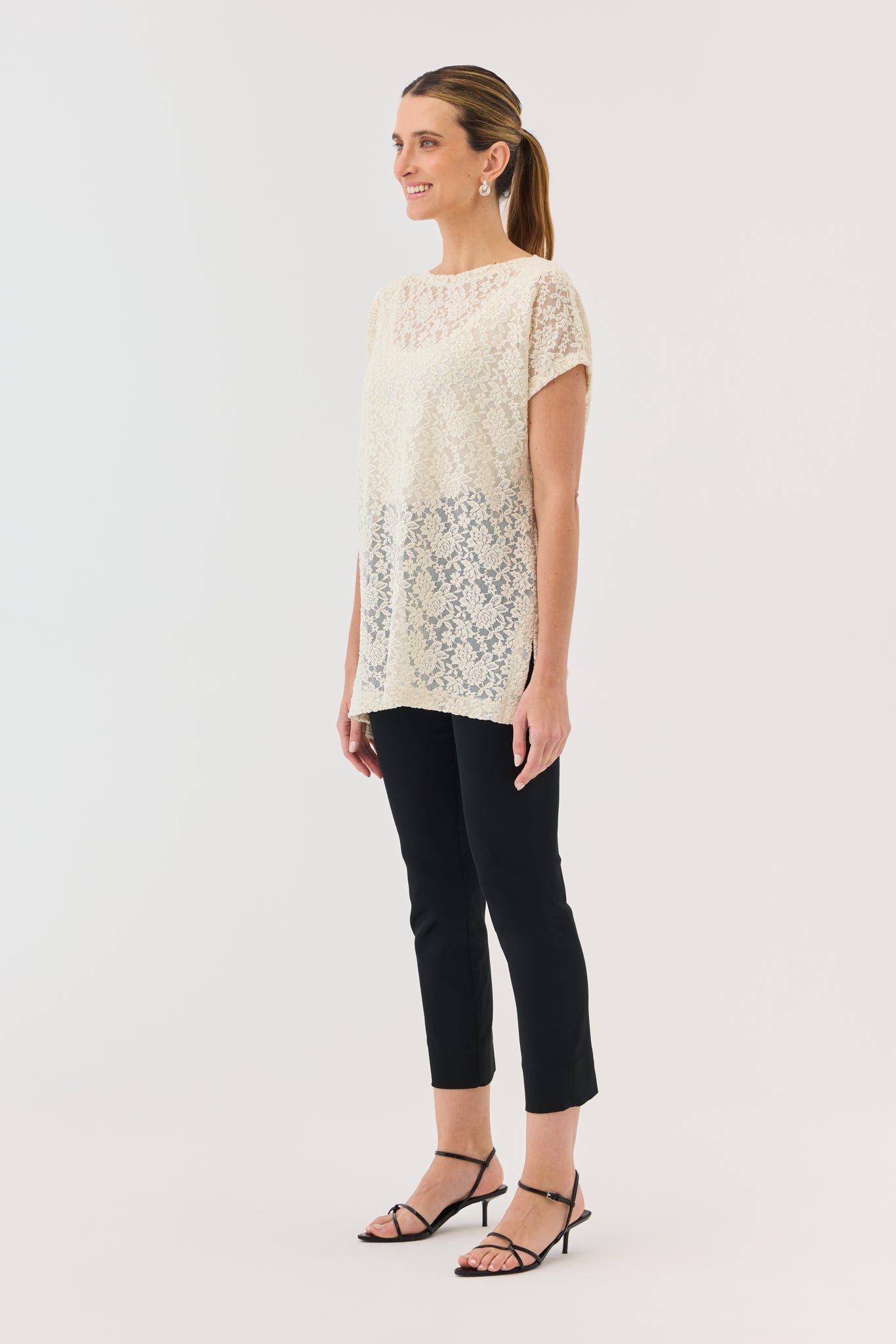 MYSTIQUE LACE TEE