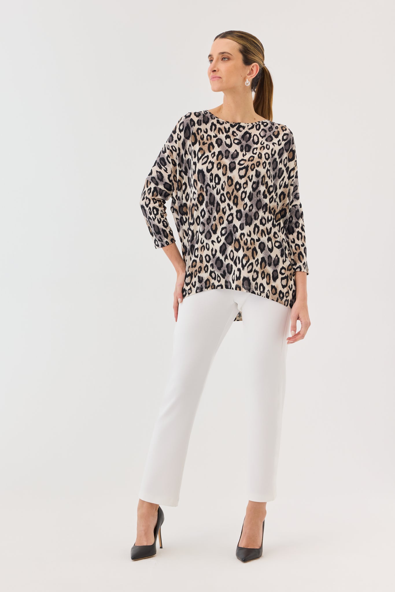 LEOPARD SASSY TOP