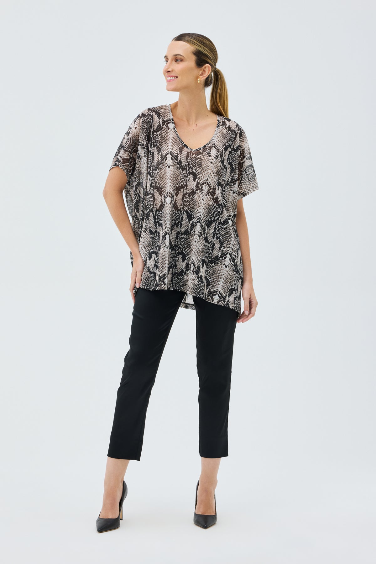 PYTHON MESH TEE