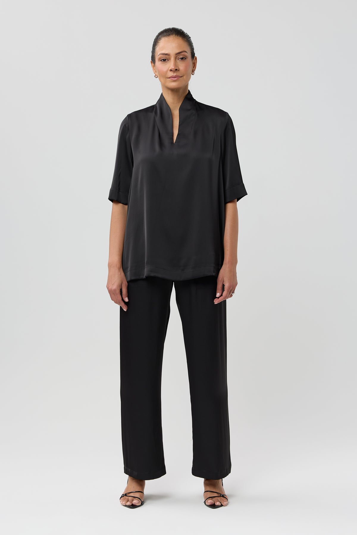 SKYLINE SATIN TOP