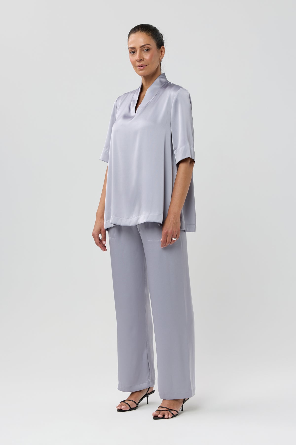 SKYLINE SATIN TOP
