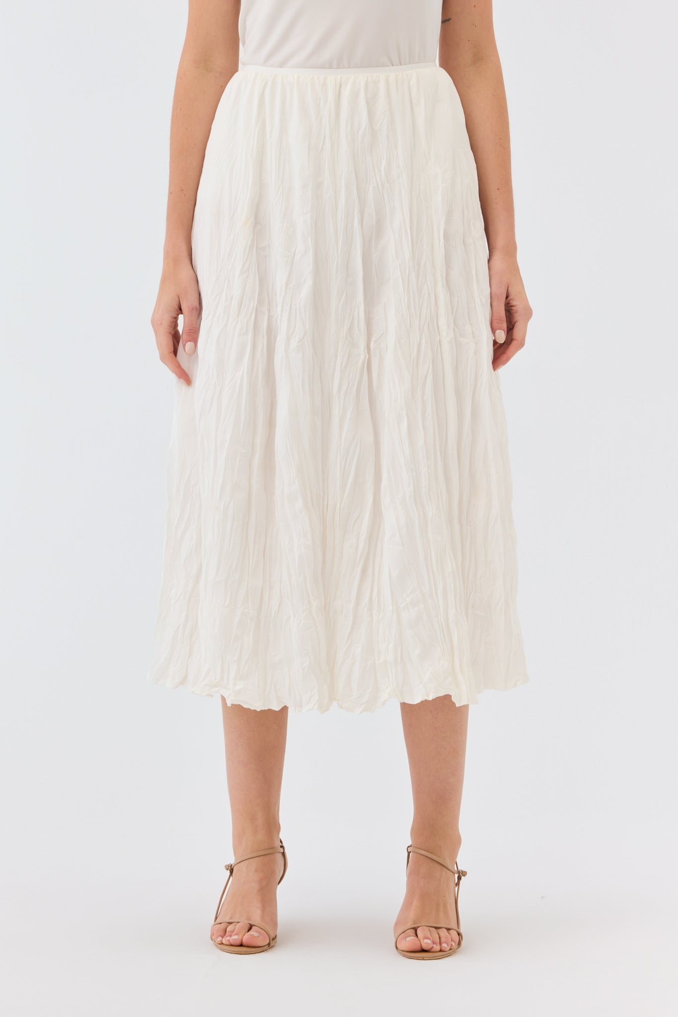 GROOVE CRINKLE SKIRT