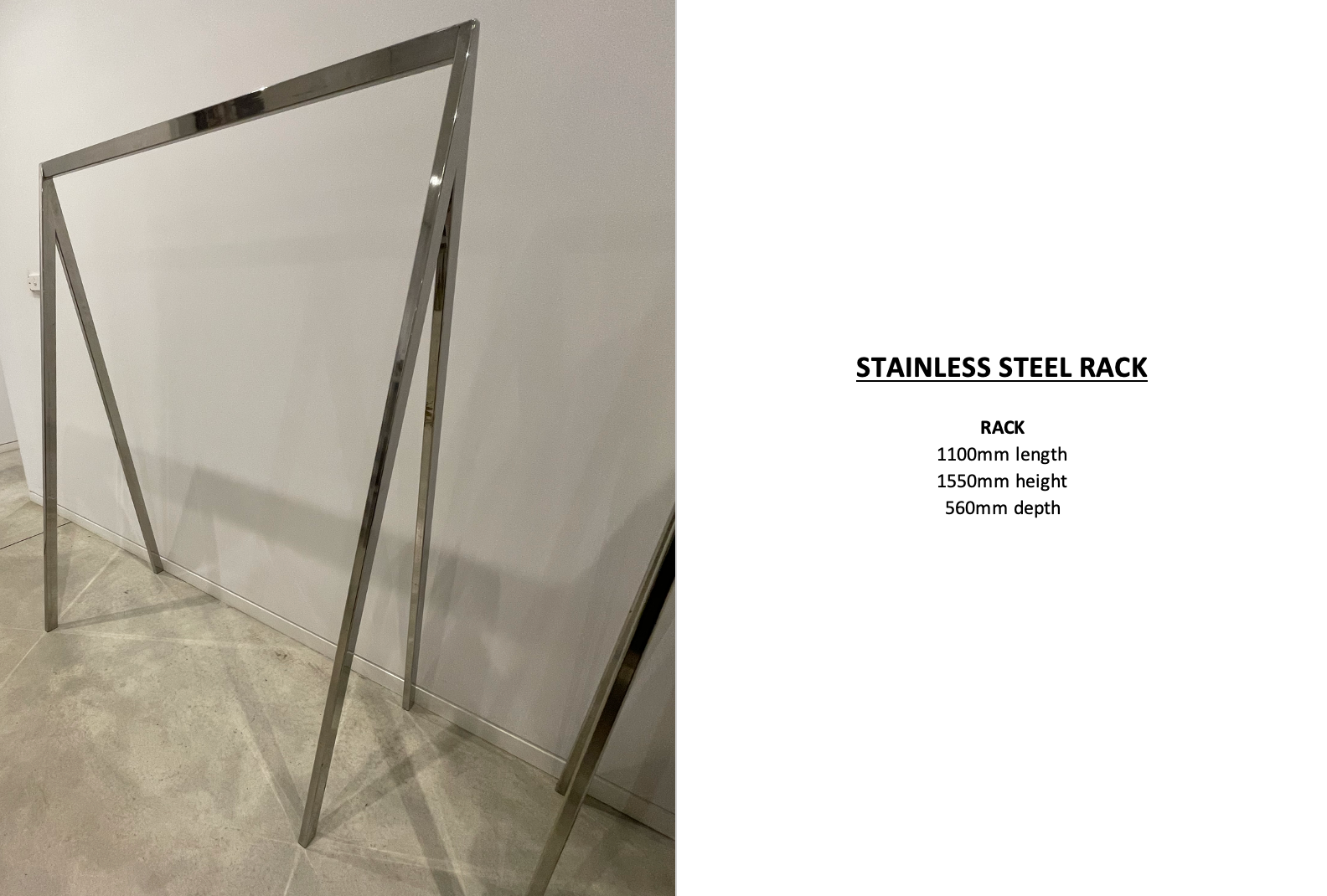 STAINLESS STEEL RACK