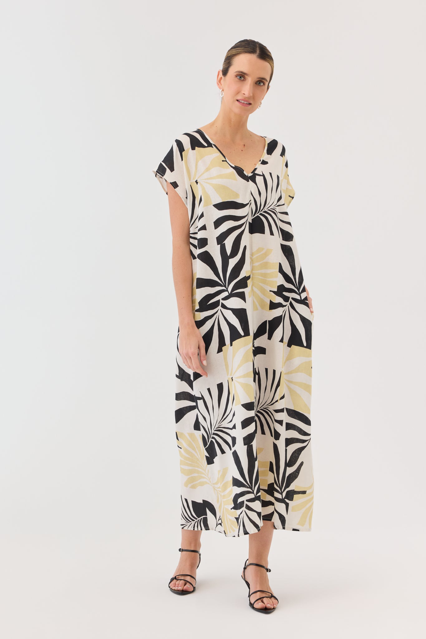 VACATION LINEN DRESS