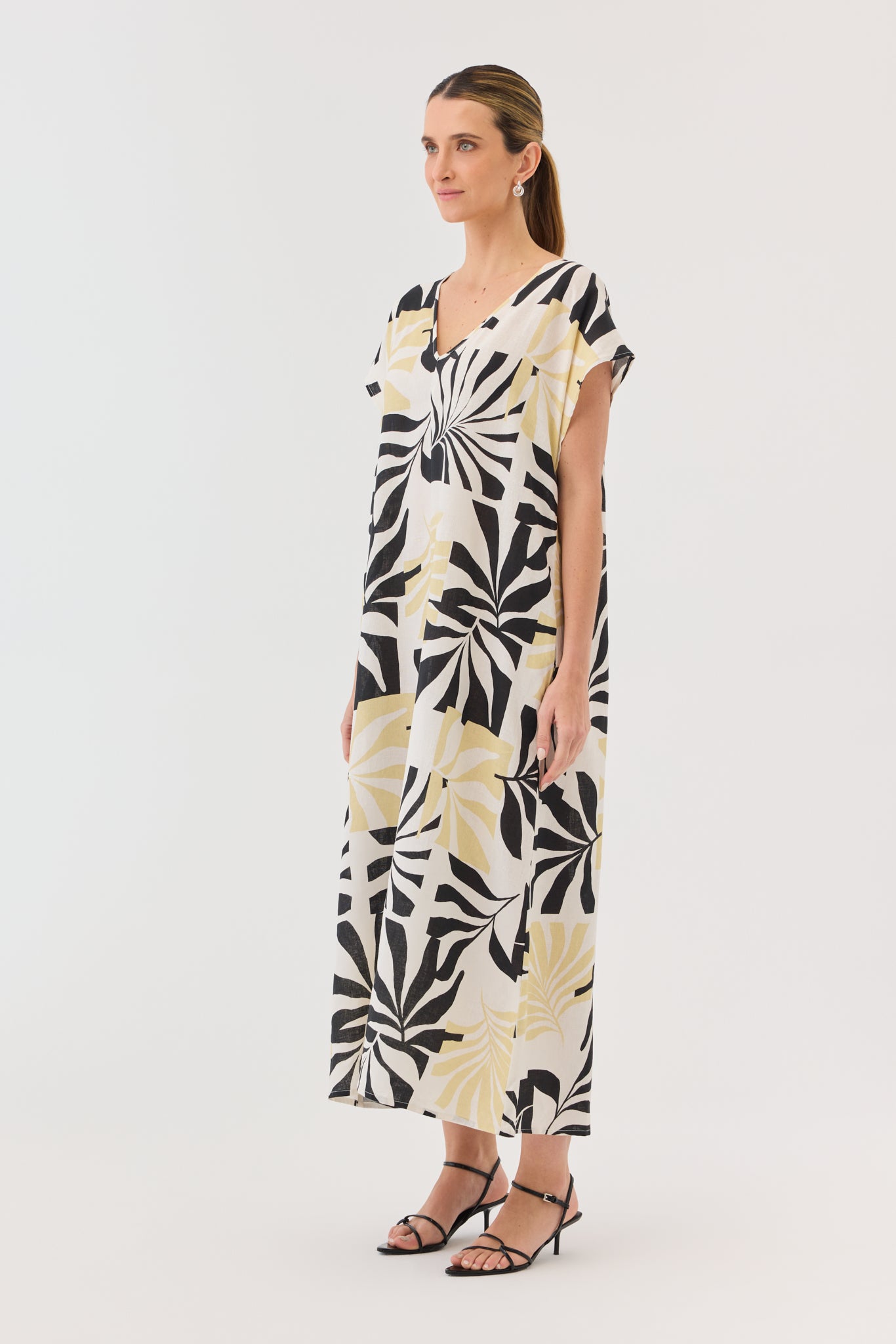 VACATION LINEN DRESS