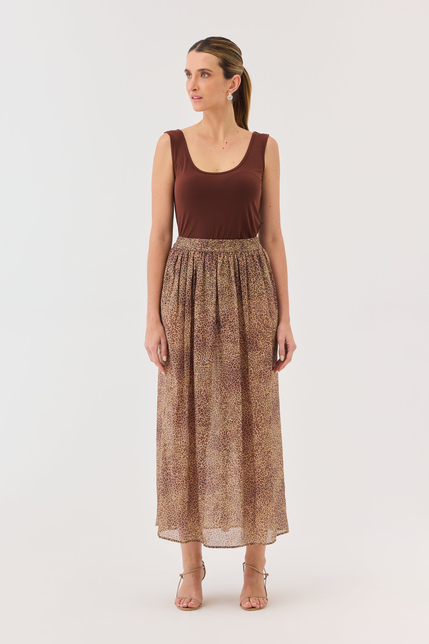 WILDERNESS MIDI SKIRT