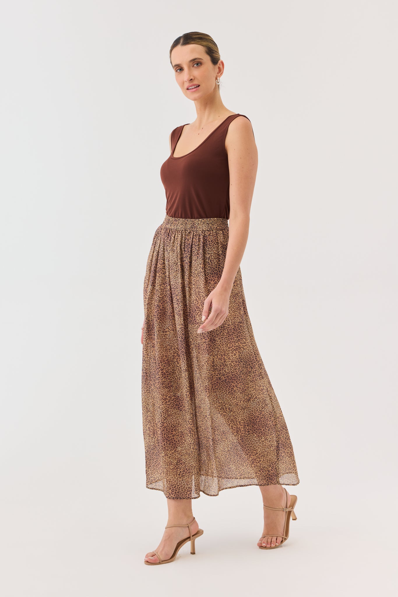 WILDERNESS MIDI SKIRT