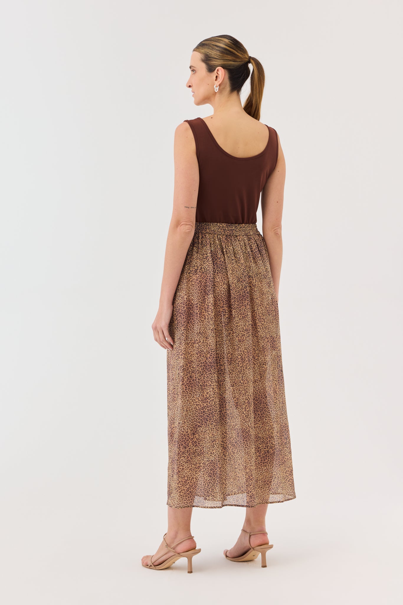 WILDERNESS MIDI SKIRT