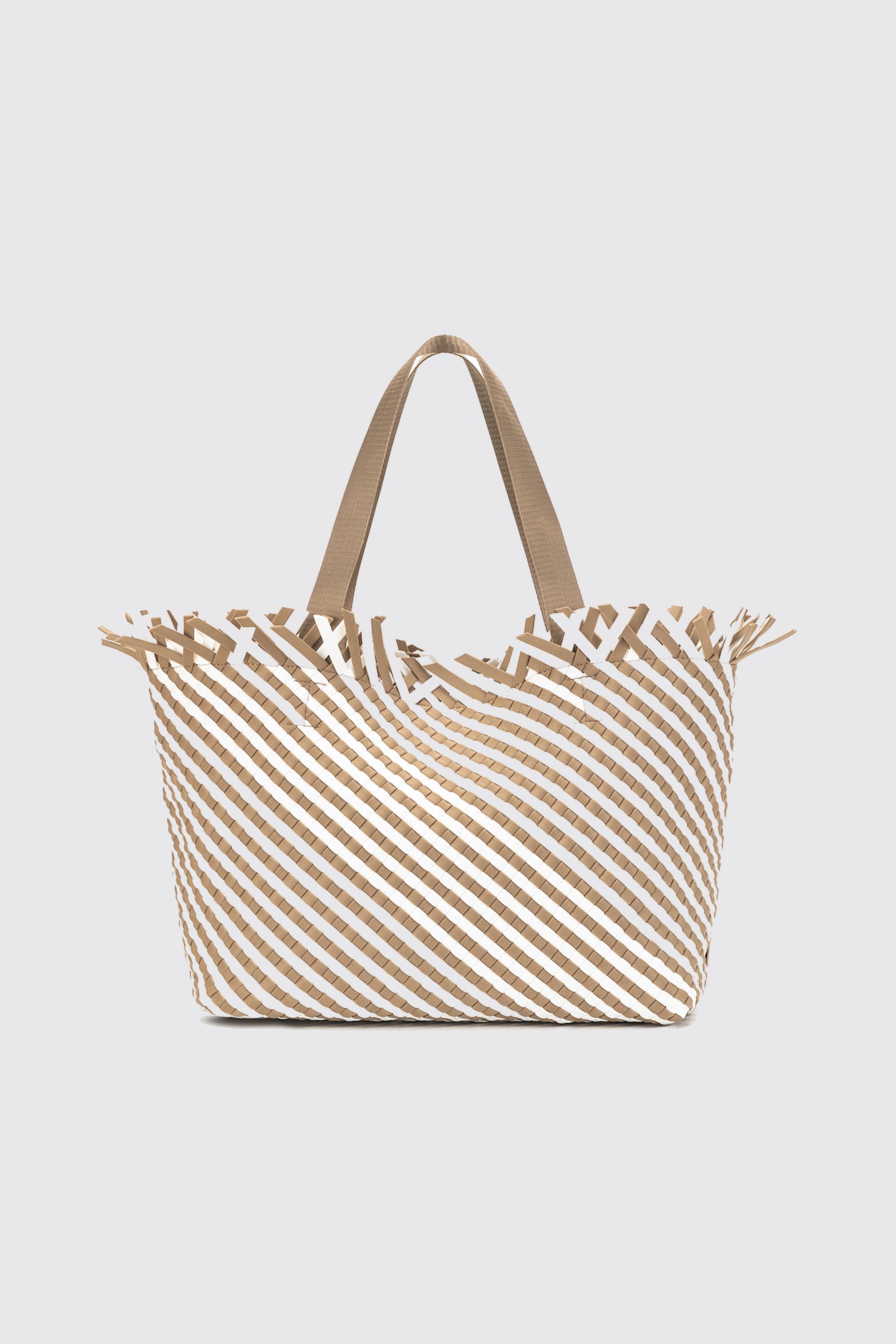 BAHAMA LARGE WOVEN TOTE BISCUIT