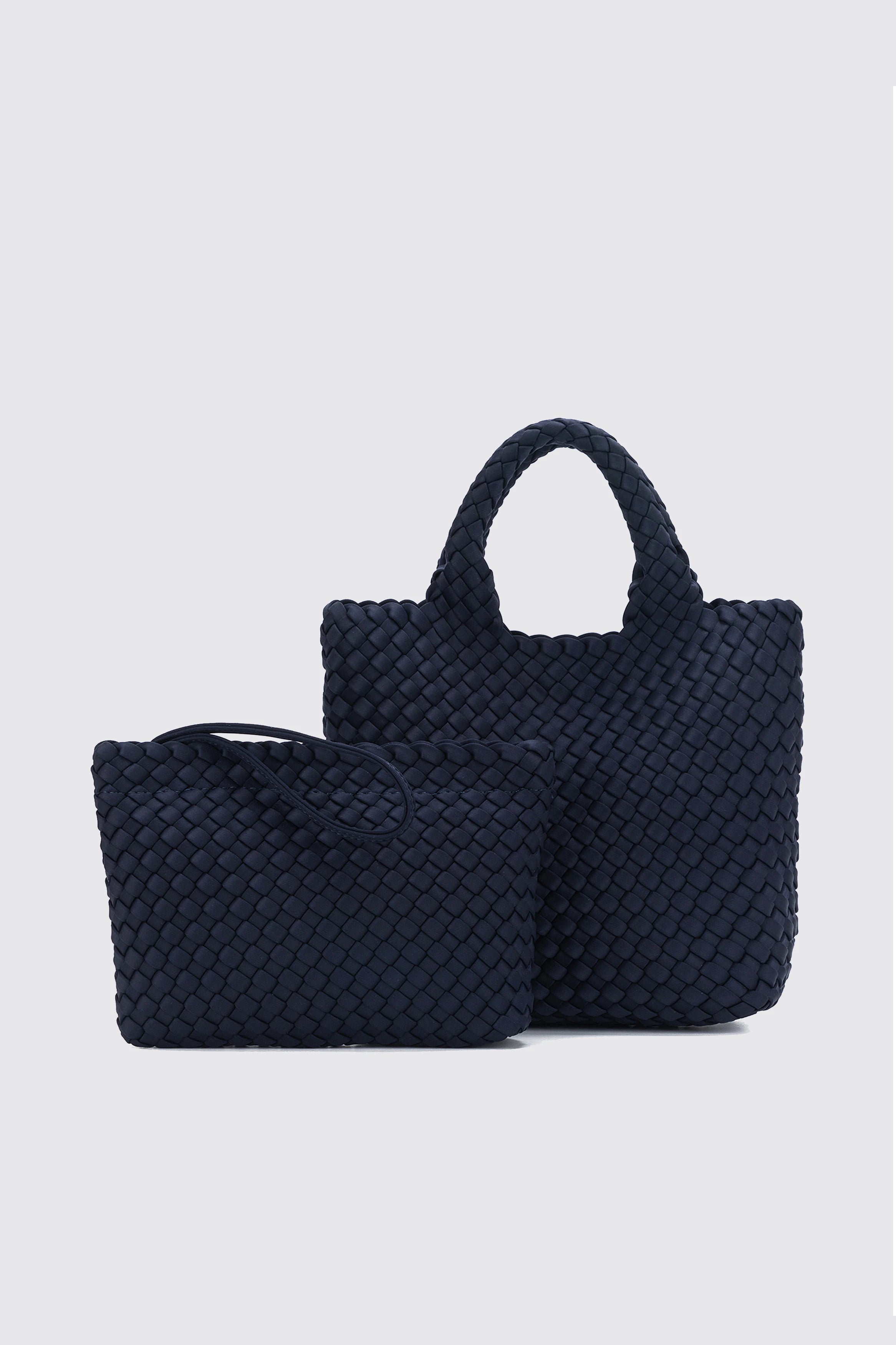 RIVIERA 2 PIECE MINI TOTE NAVY