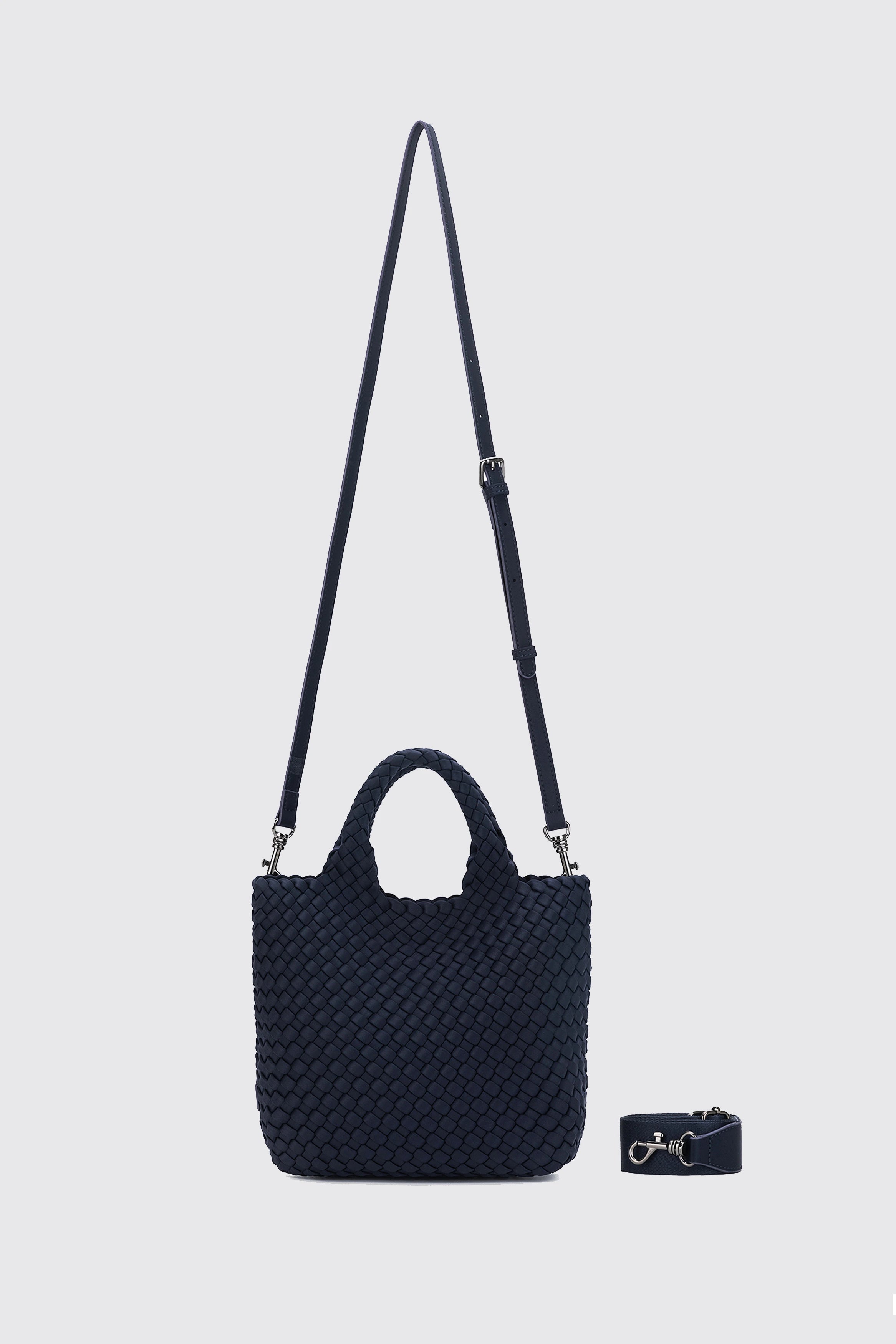 RIVIERA 2 PIECE MINI TOTE NAVY