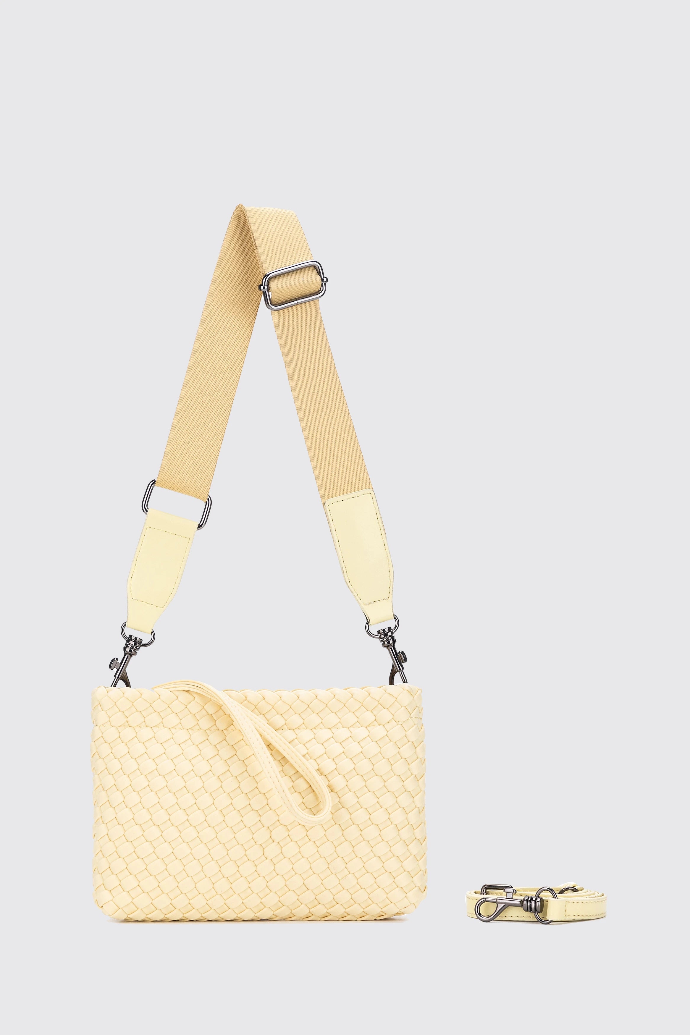 ARIA CLUTCH CROSSBODY LEMON