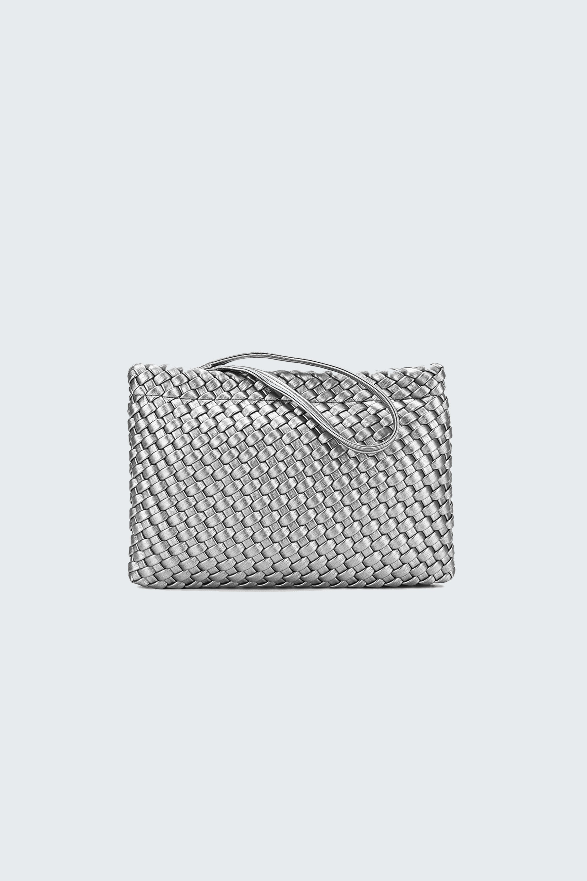 ST MORITZ 2 PIECE WOVEN BAG PEWTER