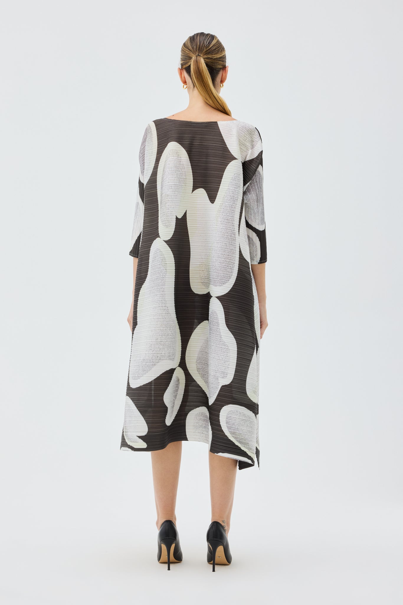 MODERNIST PLEATED DRESS