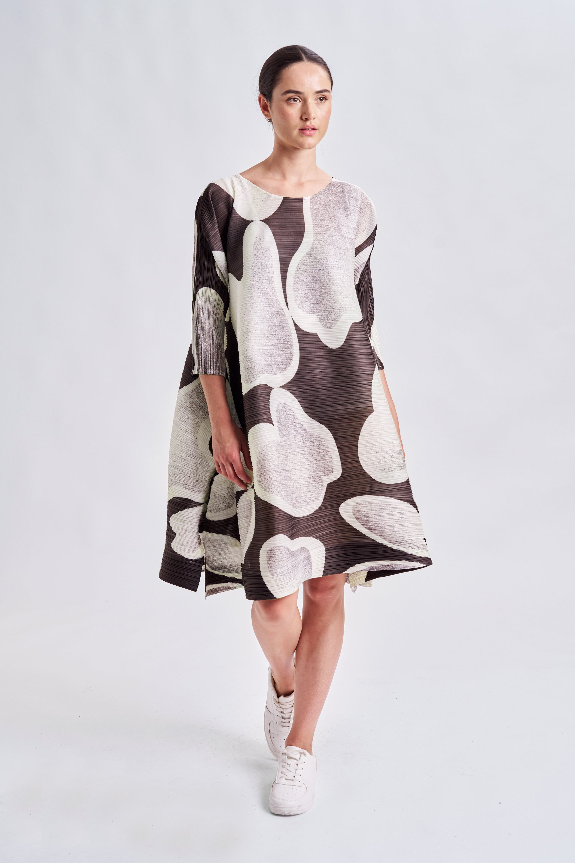 MODERNIST PLEATED DRESS