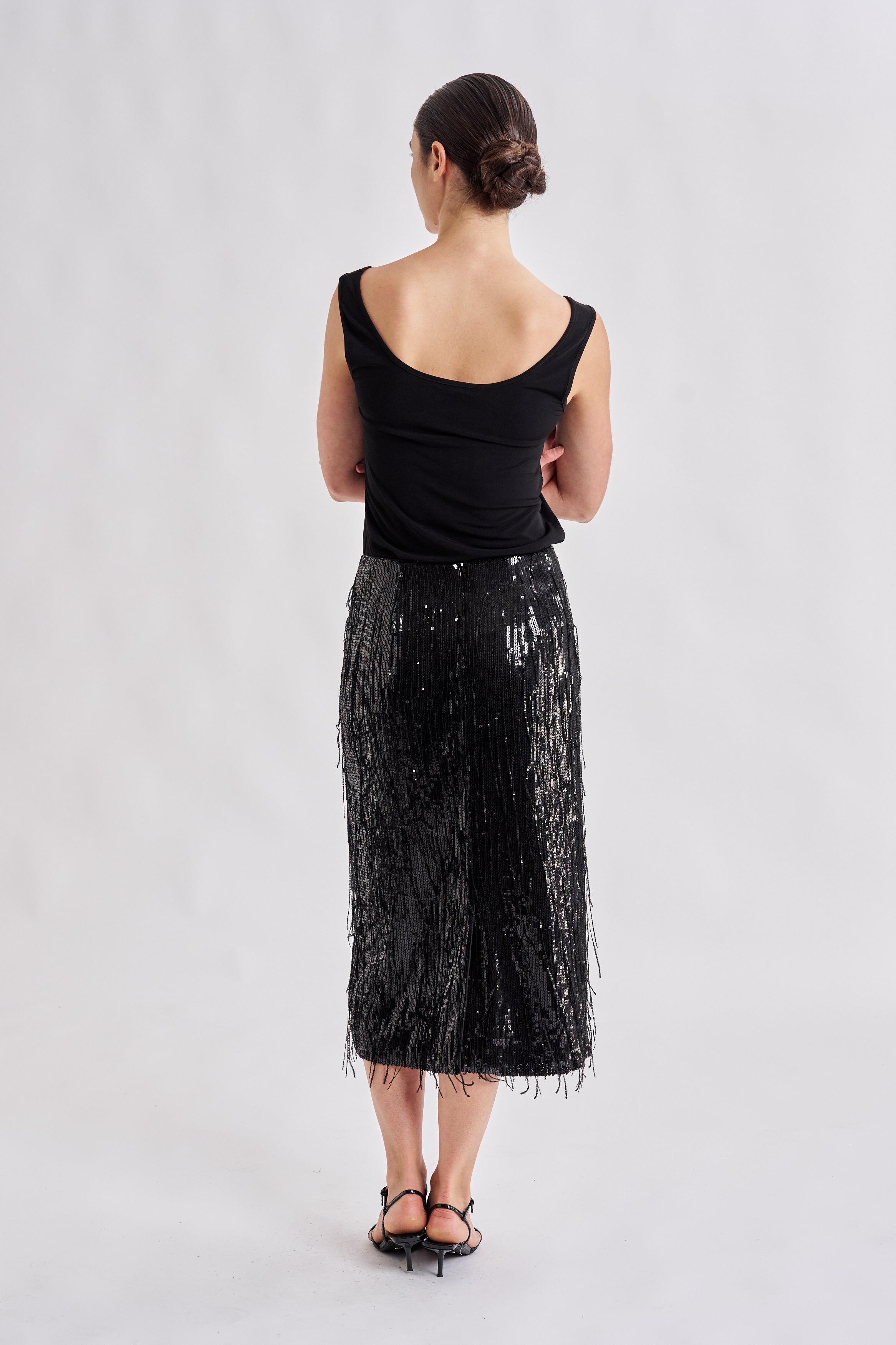 NIGHTFALL SEQUIN SKIRT