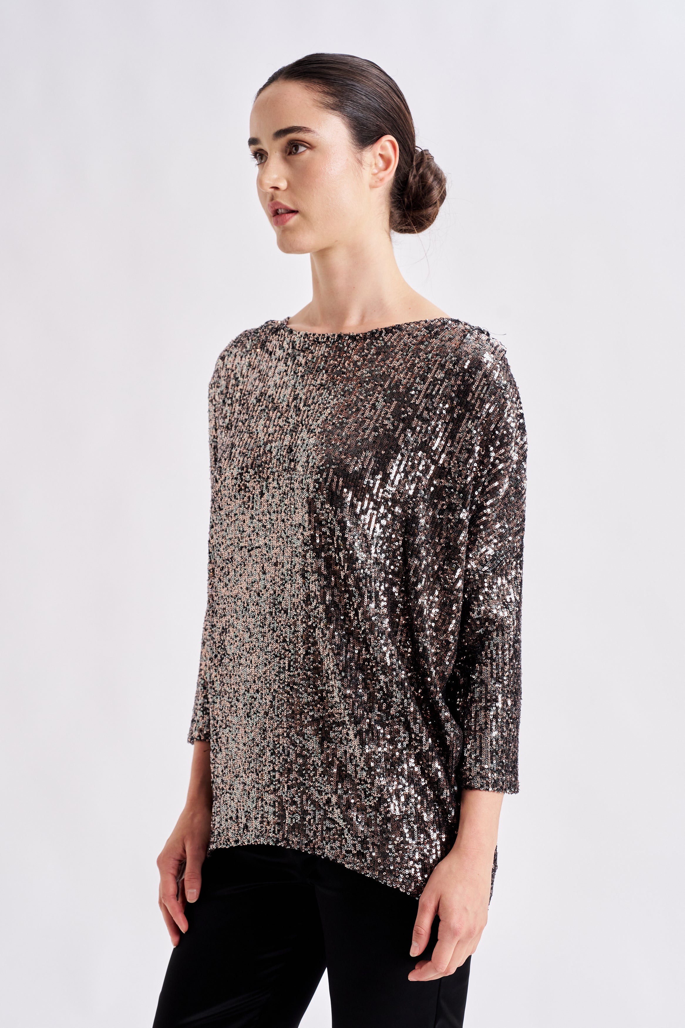 SEQUIN SASSY TOP