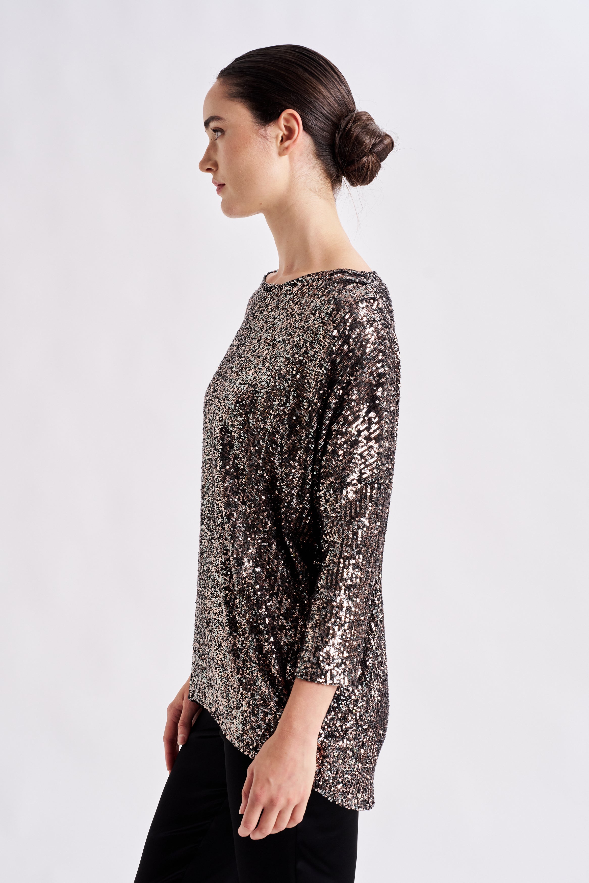 SEQUIN SASSY TOP