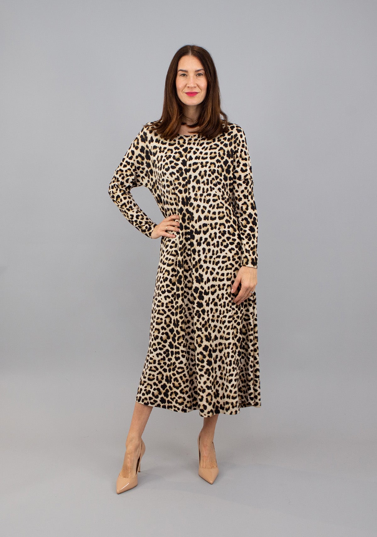 SAFARI L/S KERRI DRESS