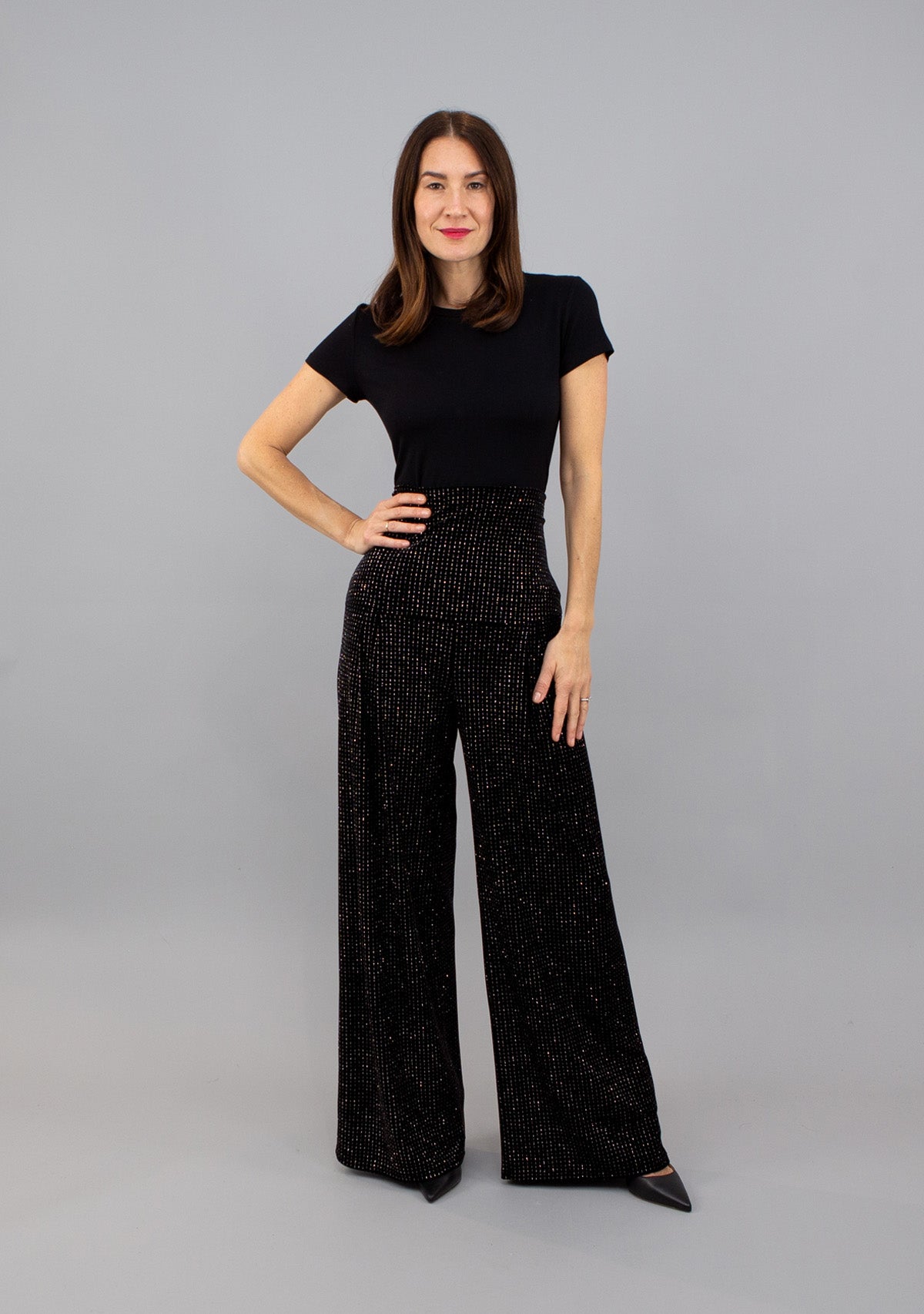 VELVET BLING LOTUS PANT