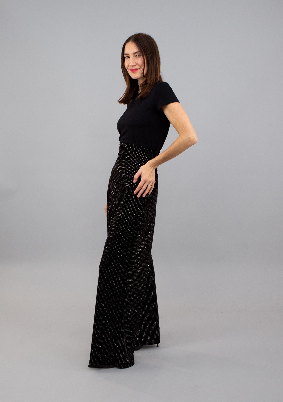 VELVET BLING LOTUS PANT