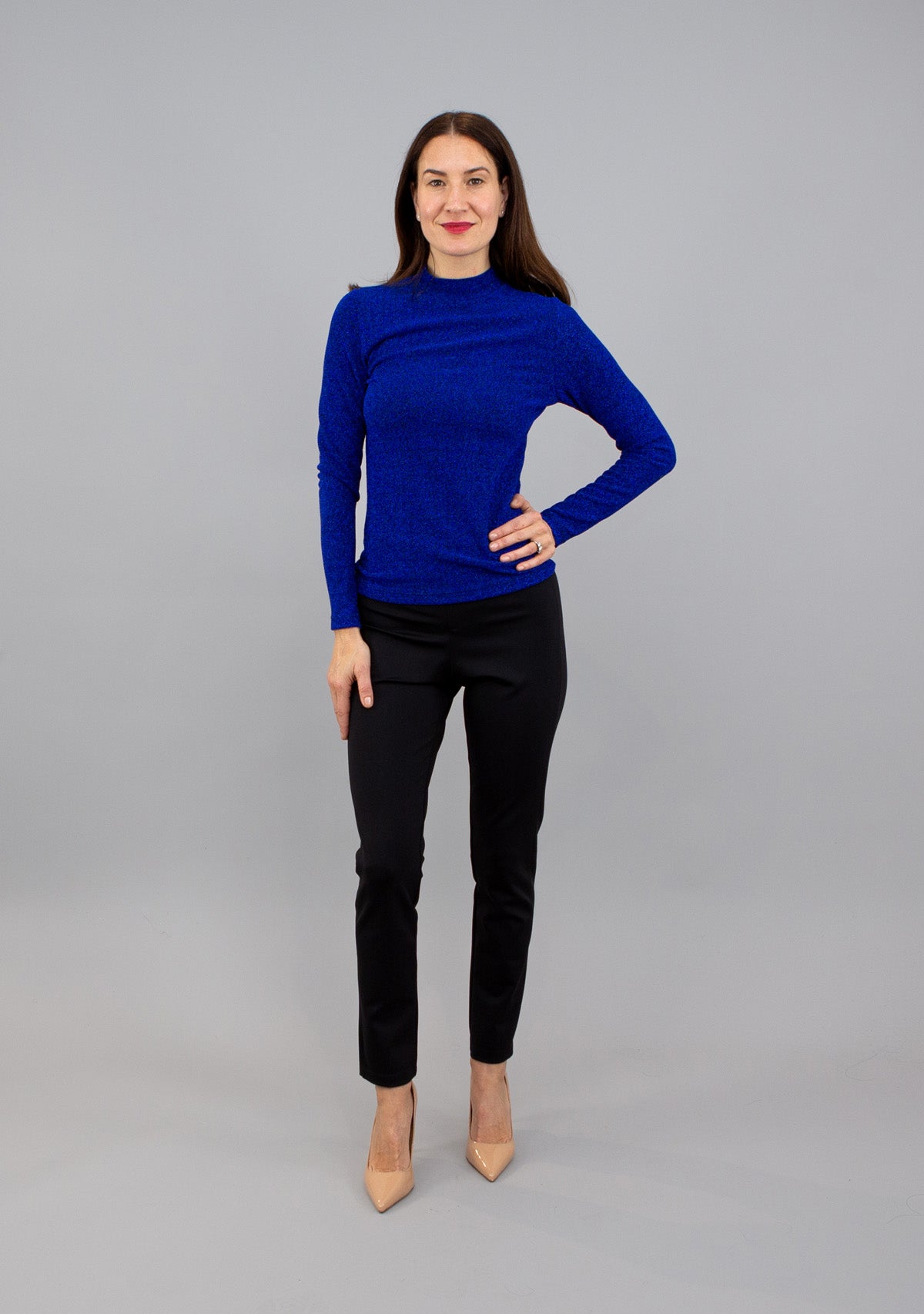 GLITTER LONG SLEEVE TOP