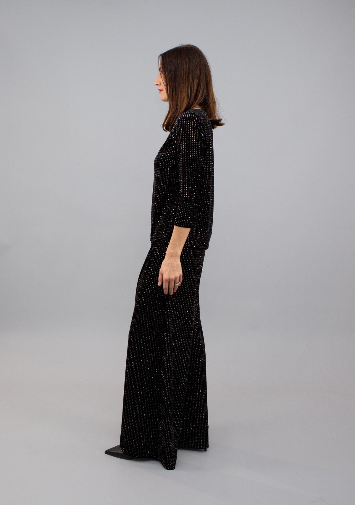 VELVET BLING FRENCH BOATNECK