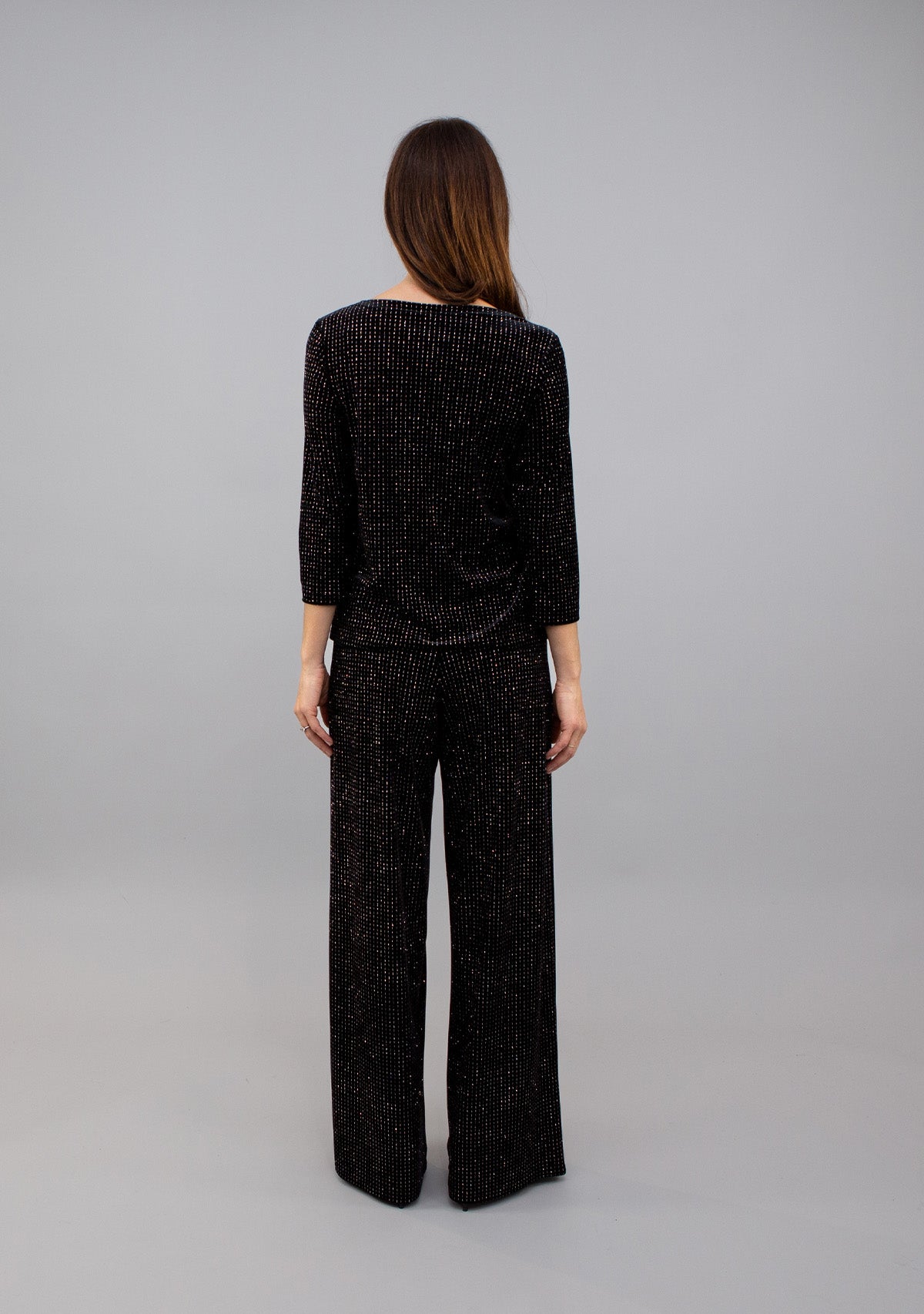 VELVET BLING FRENCH BOATNECK
