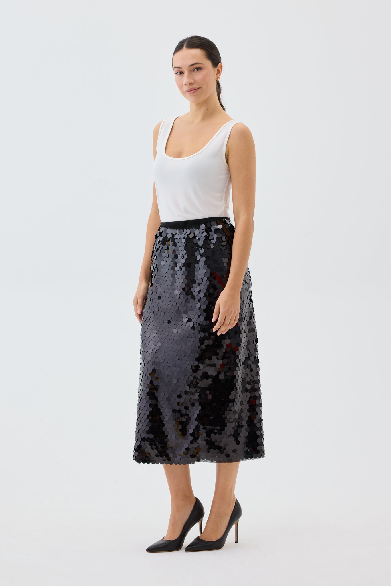 GLOSS SEQUIN SKIRT