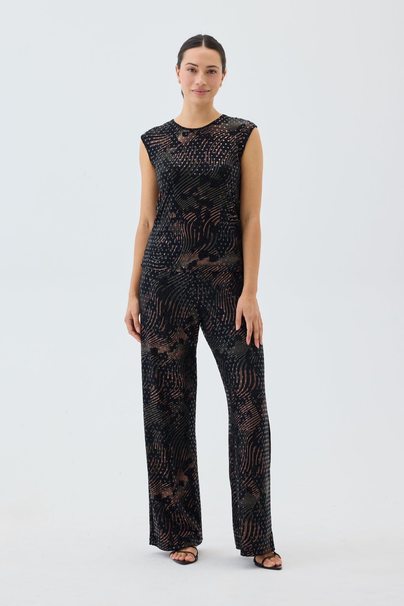 METALLIC PANT