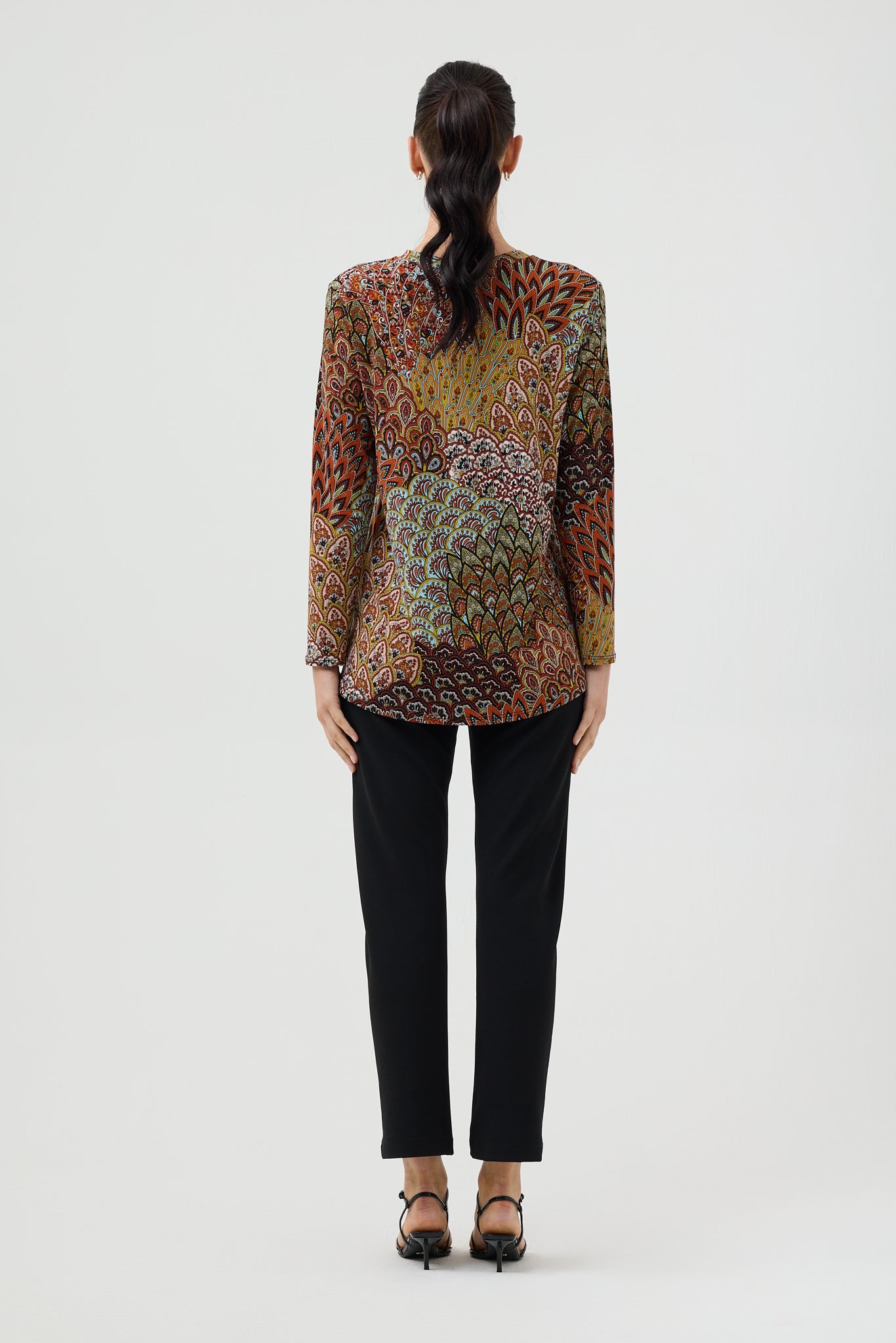 SAFFRON L/S SWING TOP