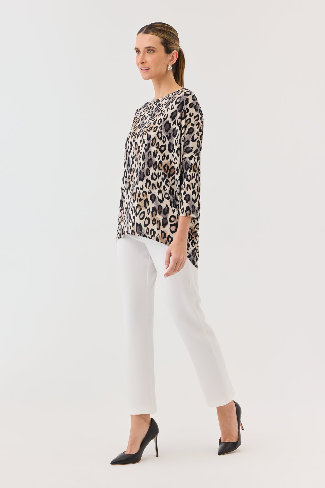LEOPARD SASSY TOP