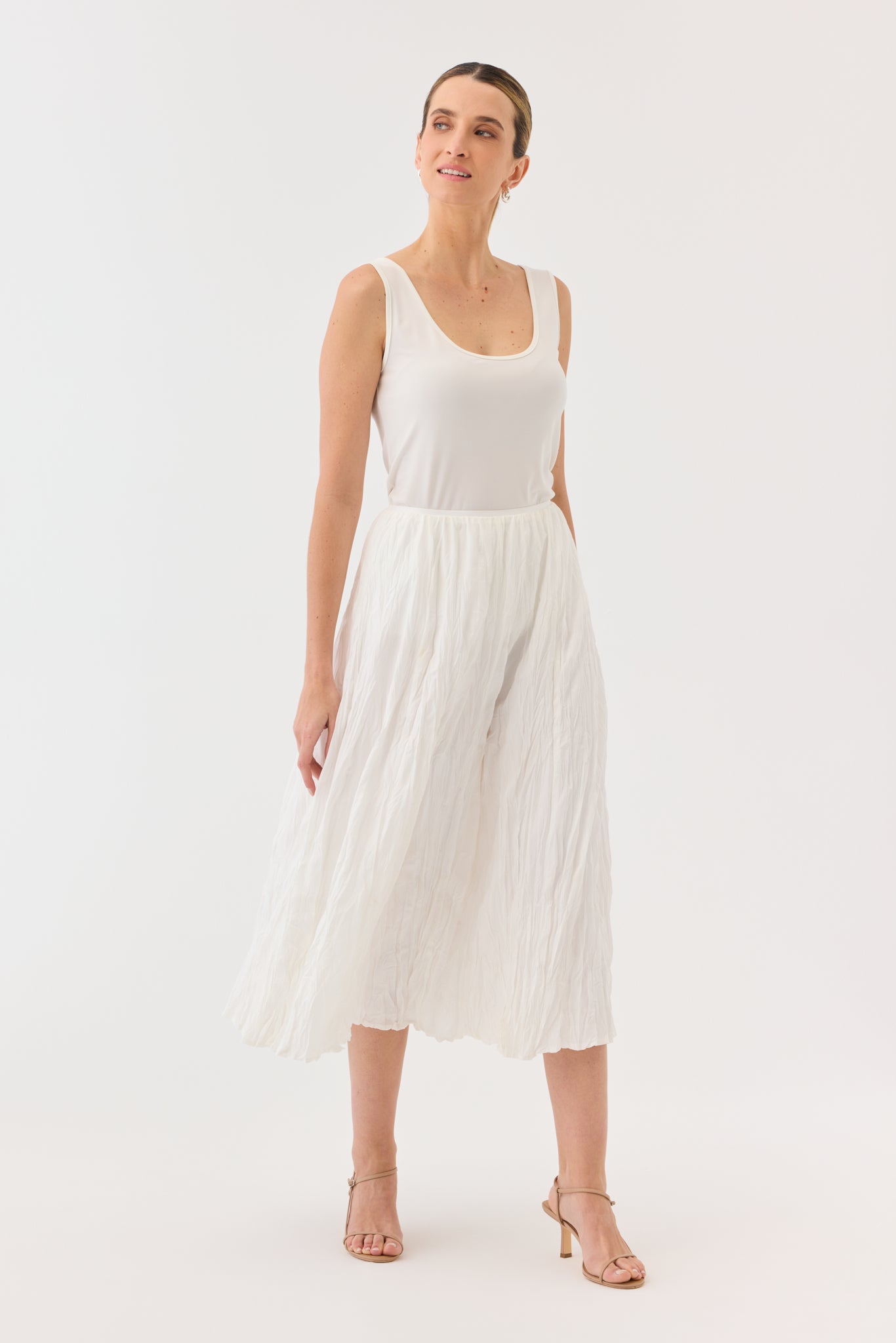 GROOVE CRINKLE SKIRT