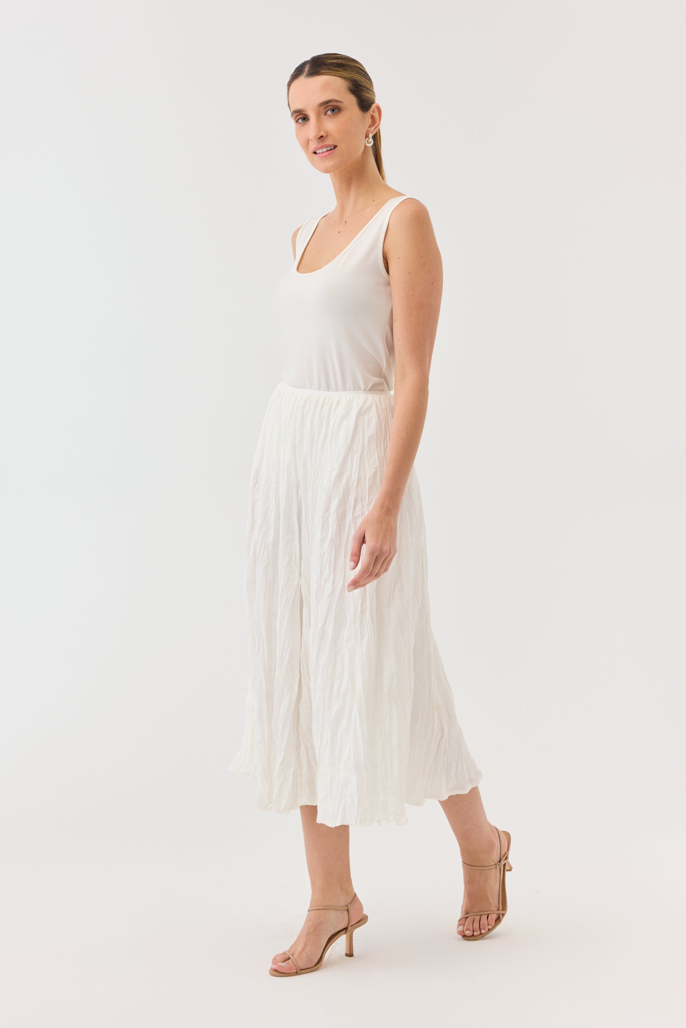 GROOVE CRINKLE SKIRT