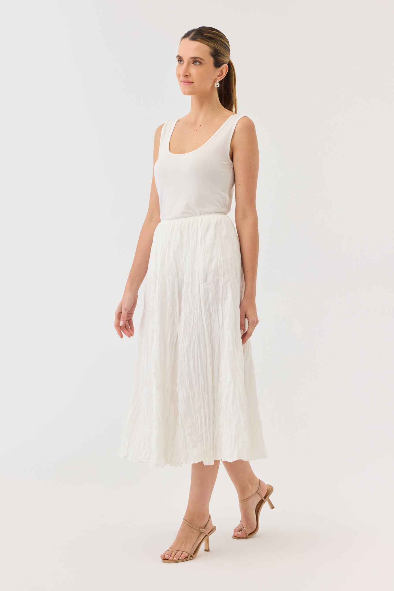 GROOVE CRINKLE SKIRT