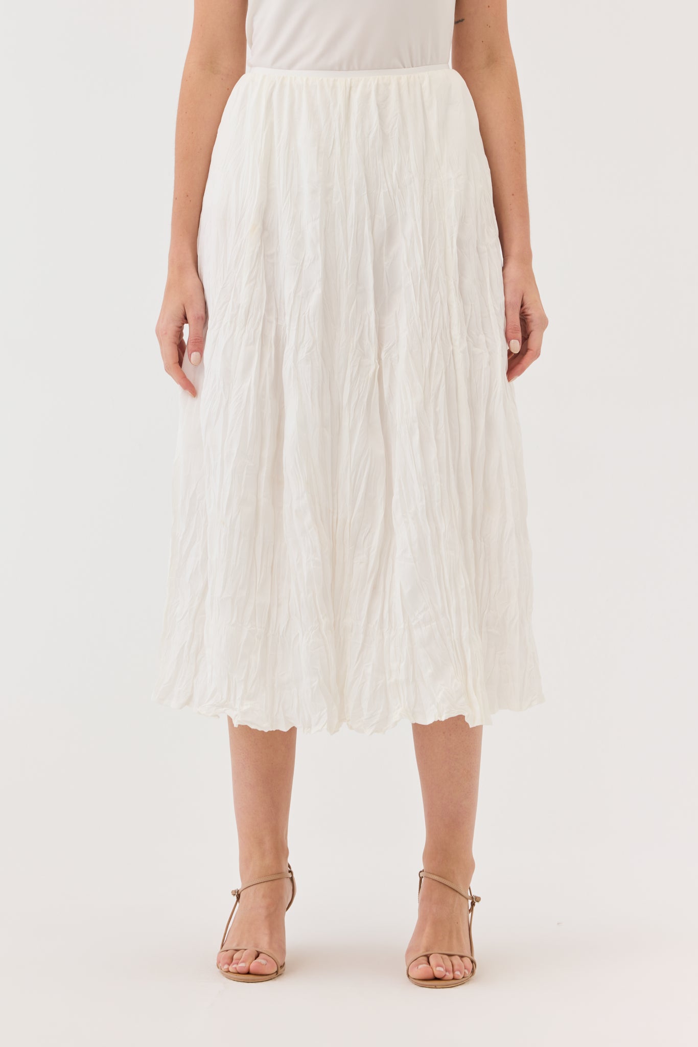 GROOVE CRINKLE SKIRT