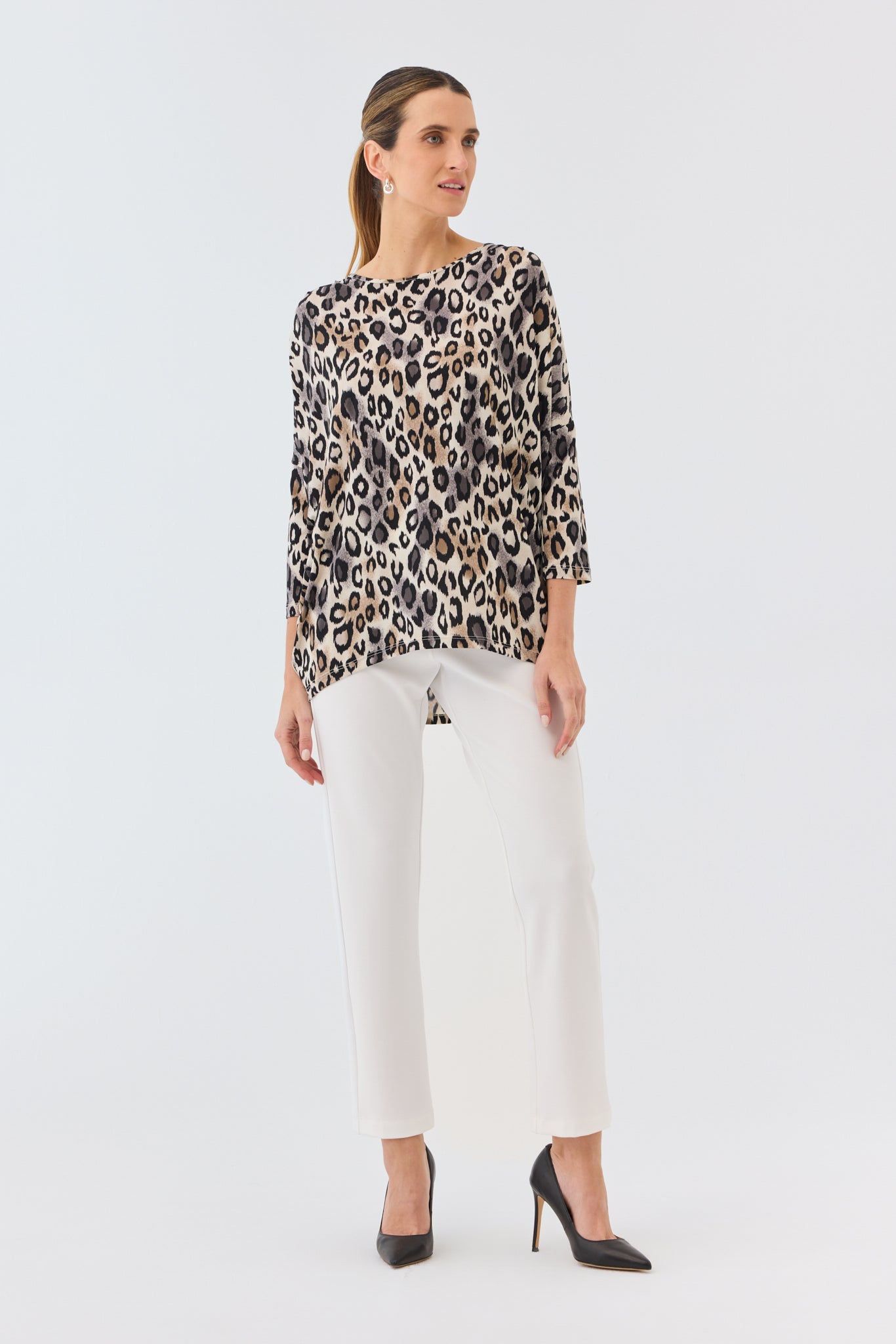 LEOPARD SASSY TOP
