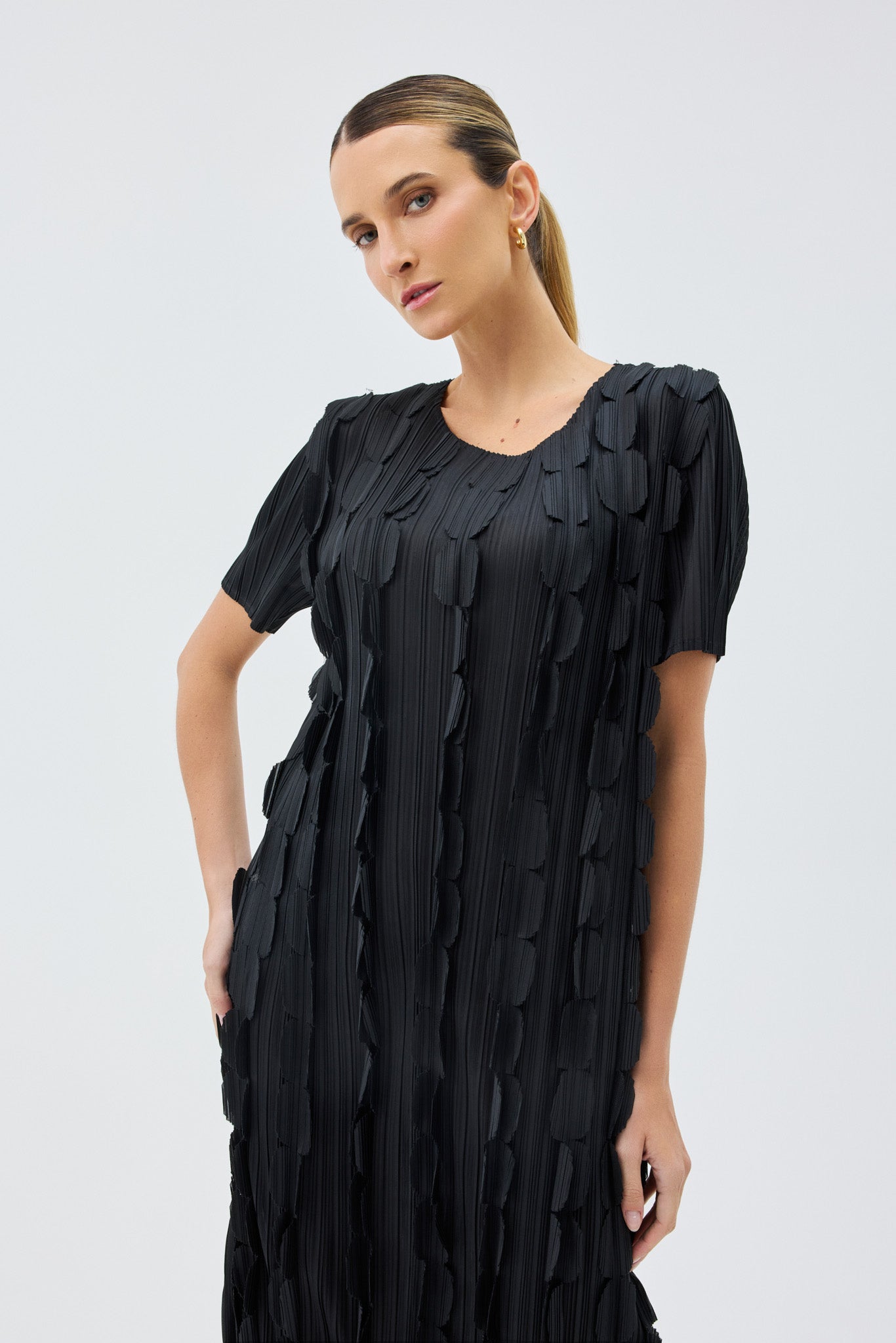 SONOMA PLEATED DRESS