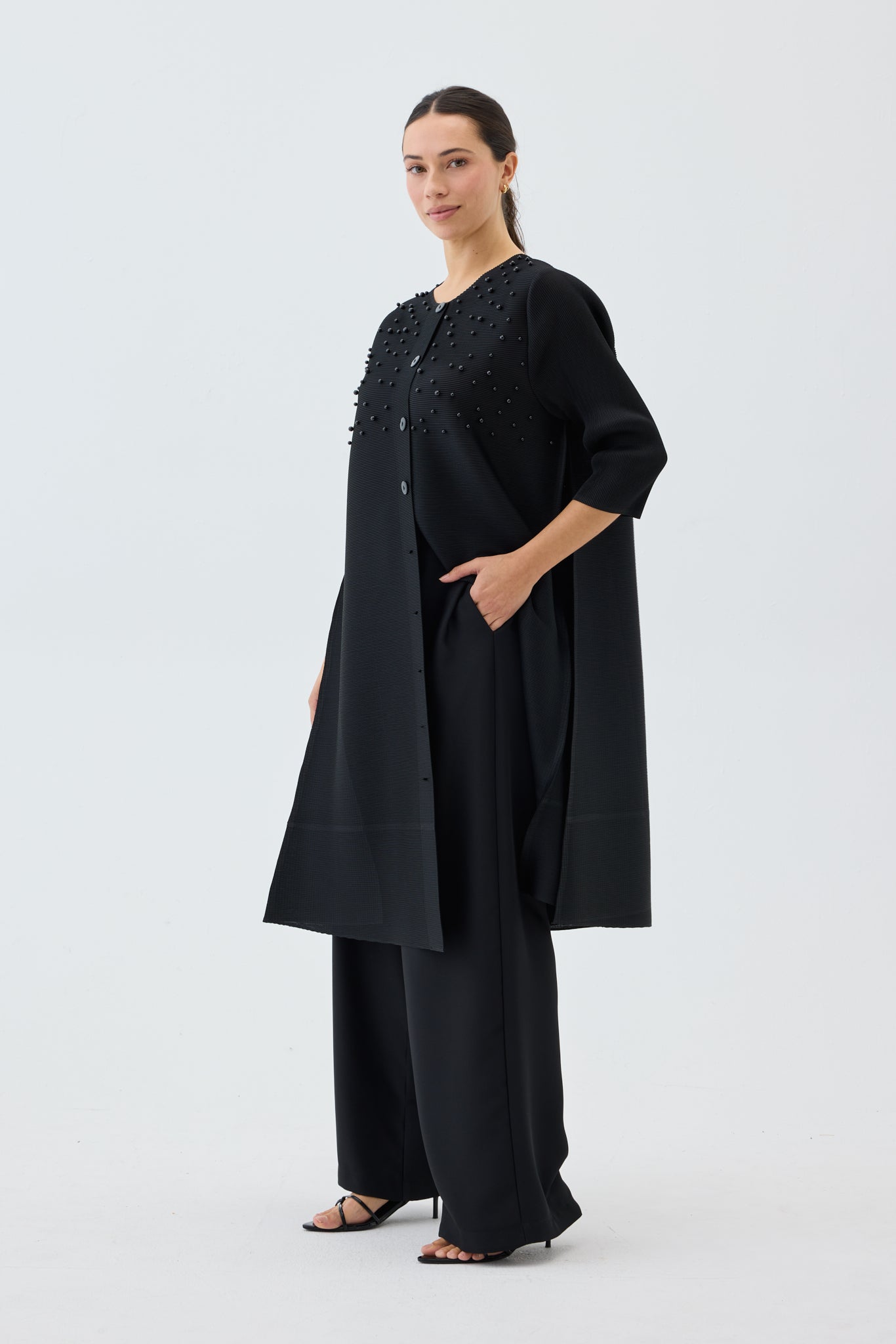 ADORN PLEATED JACKET