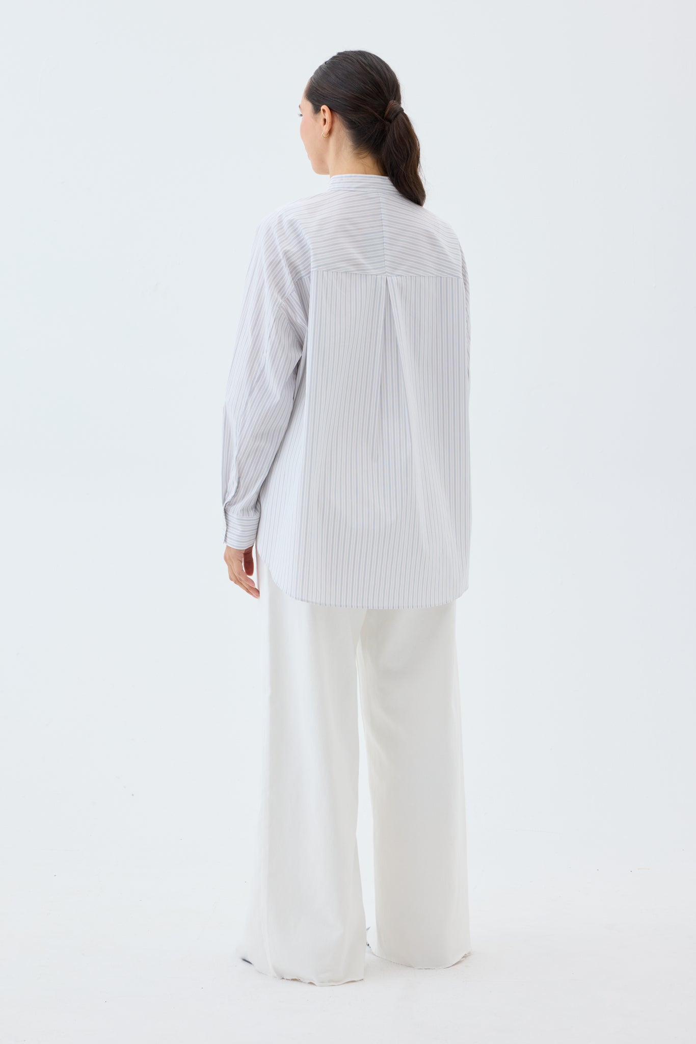 BAND STRIPED SHIRT