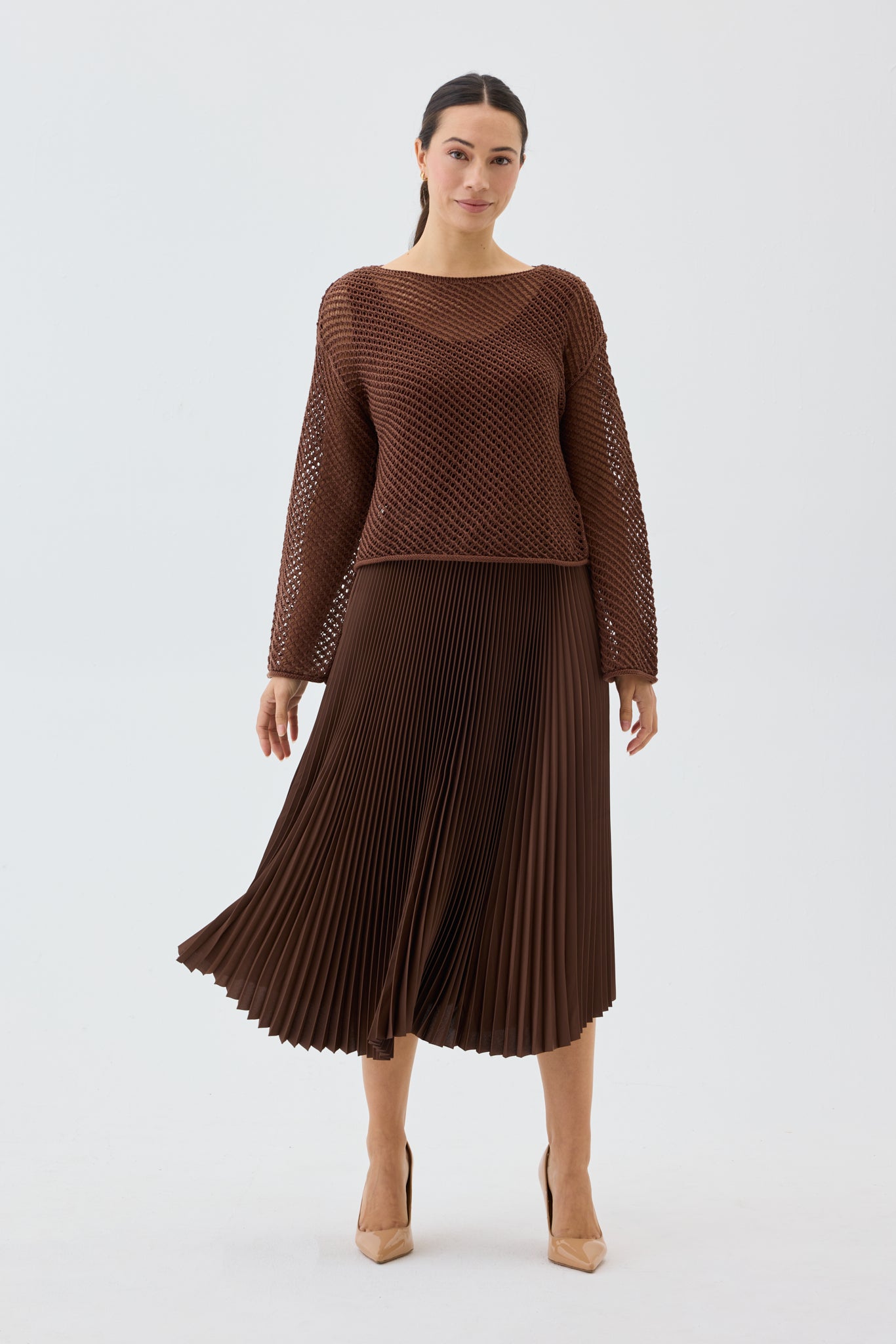 RADIANCE PLEATED SKIRT