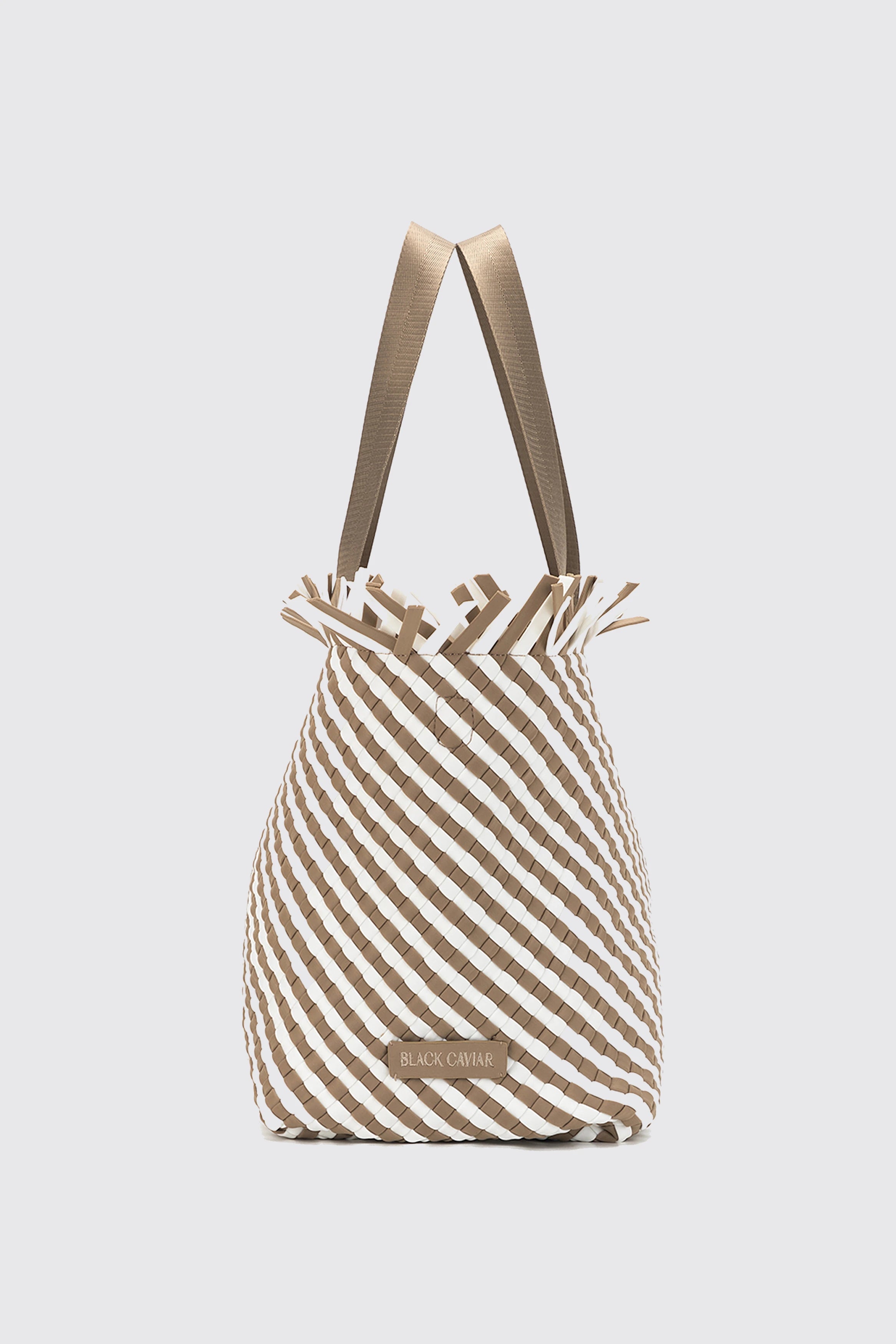 BAHAMA LARGE WOVEN TOTE BISCUIT