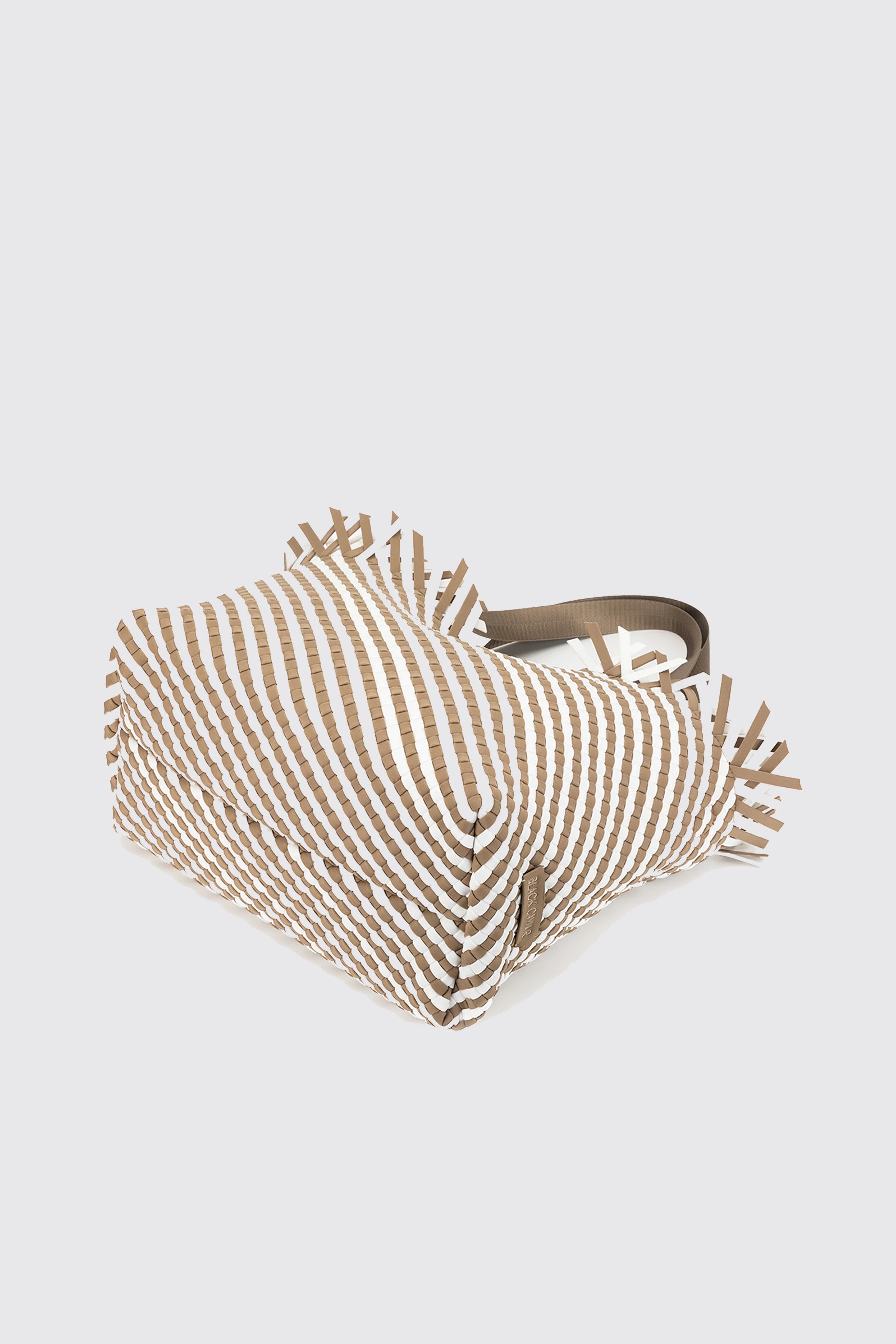 BAHAMA LARGE WOVEN TOTE BISCUIT