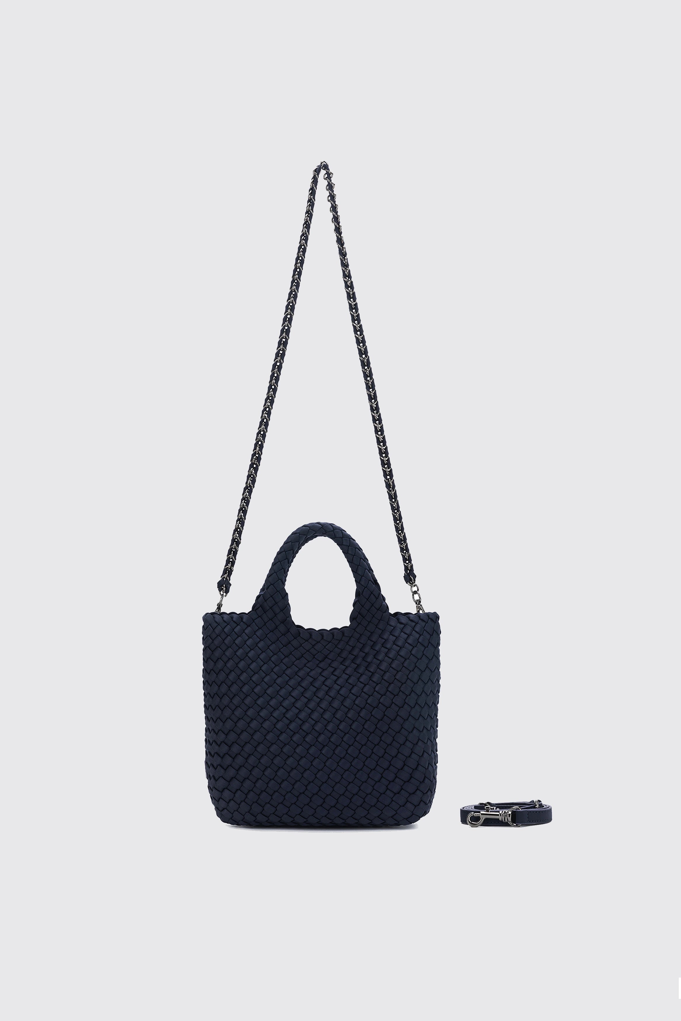 RIVIERA 2 PIECE MINI TOTE NAVY