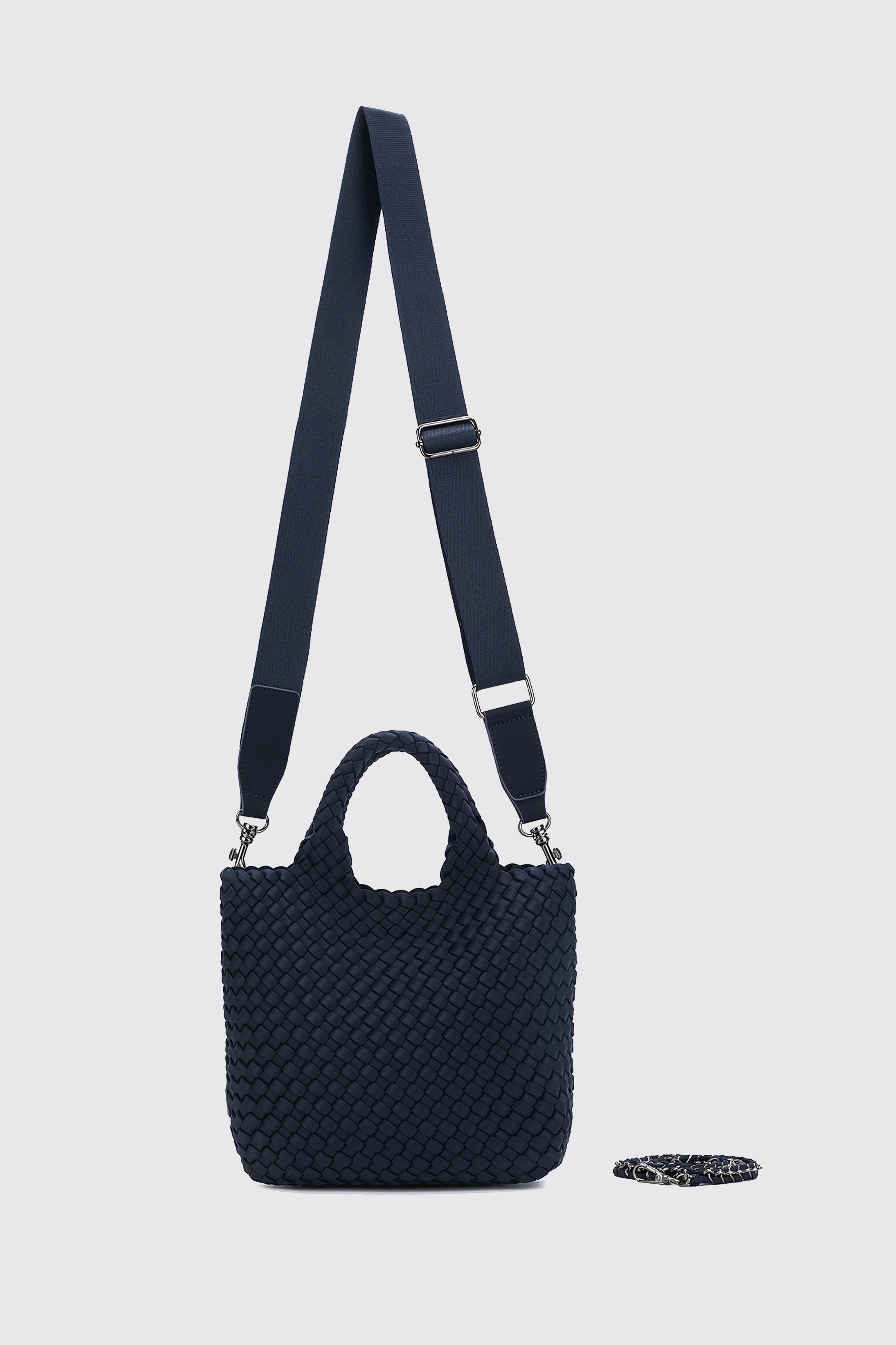 RIVIERA 2 PIECE MINI TOTE NAVY