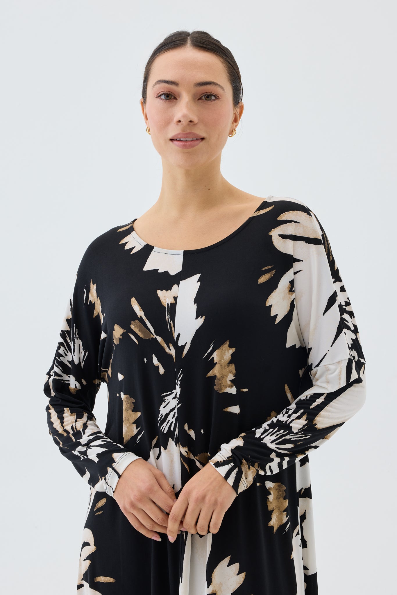 FLORA L/S SWING DRESS