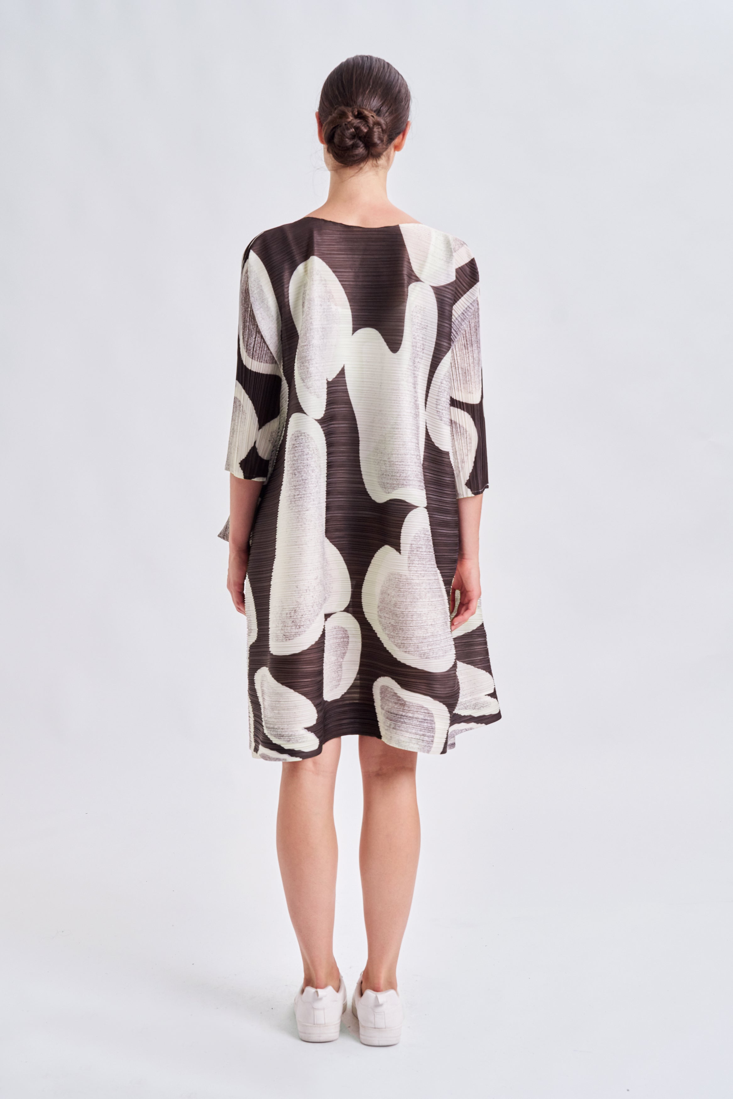 MODERNIST PLEATED DRESS