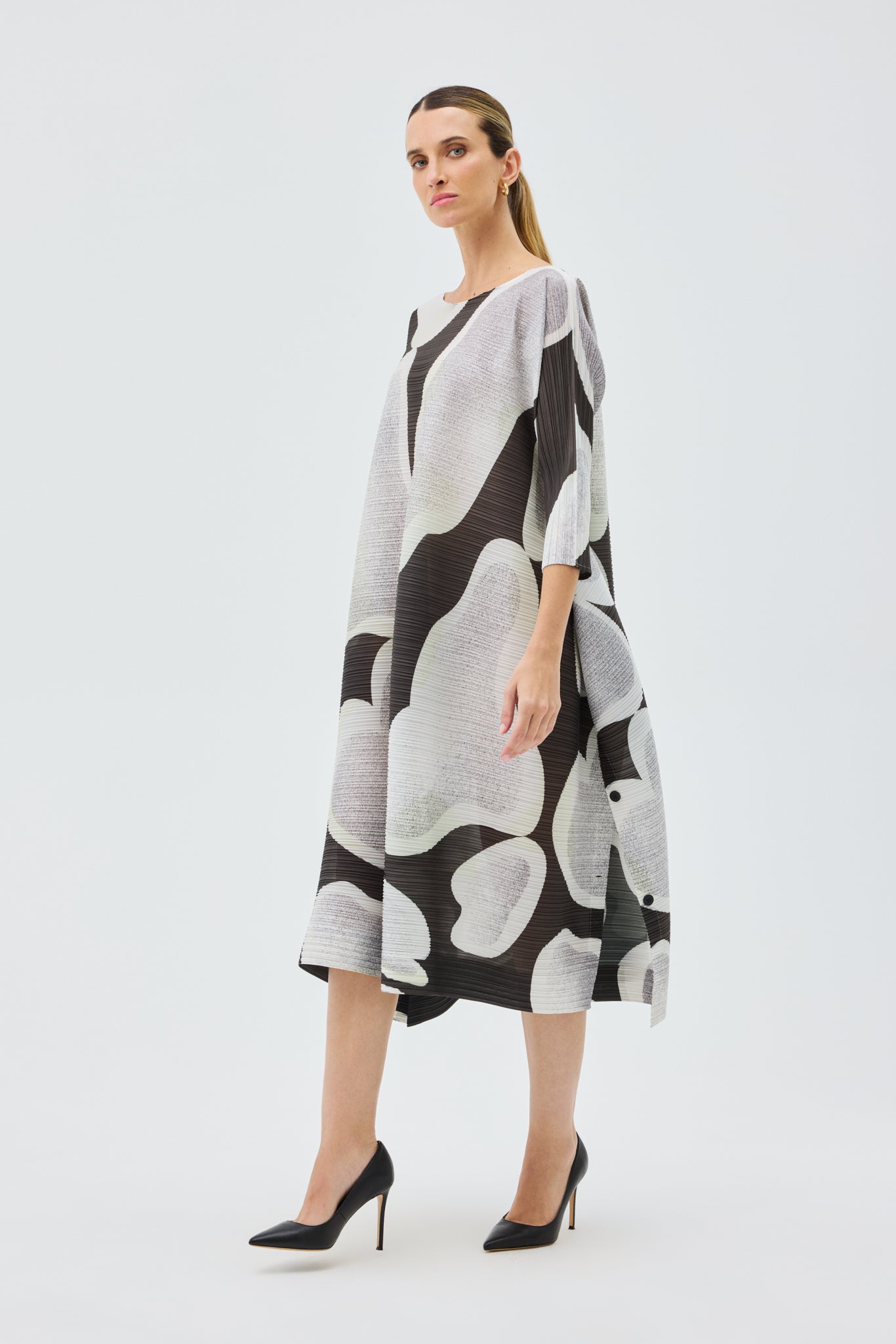 MODERNIST PLEATED DRESS